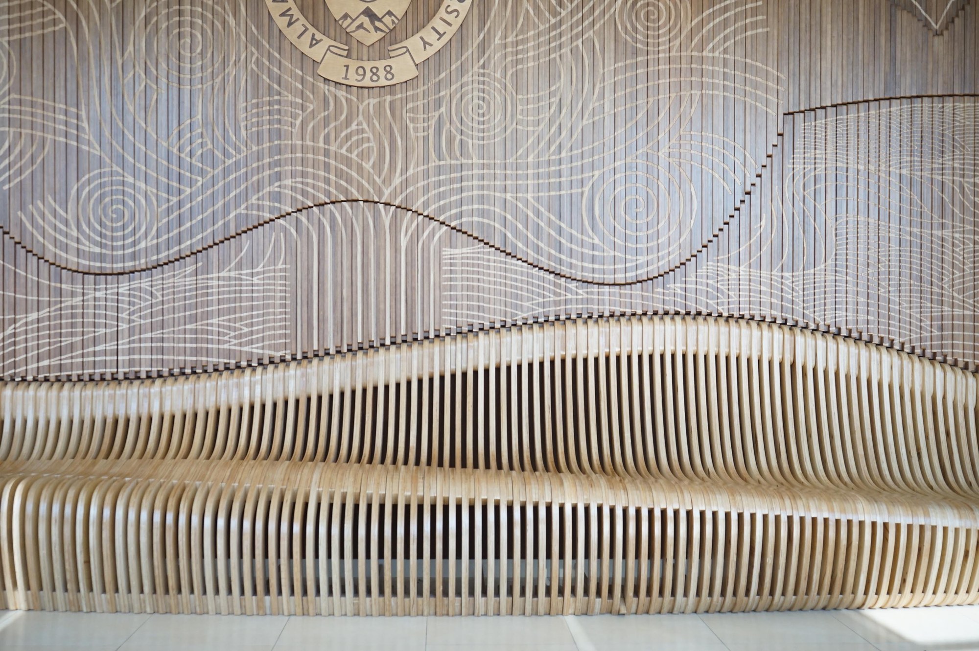 ALMAU, Almaty — parametric benches