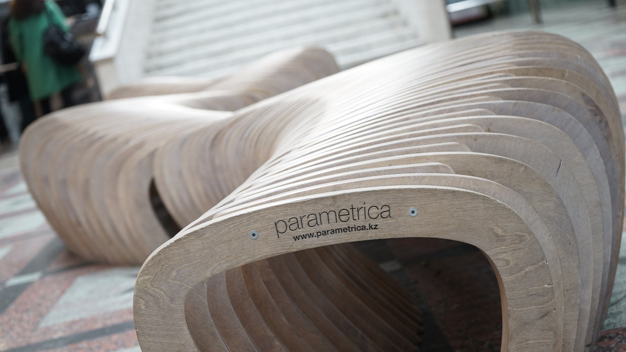 Arasan Spa, Almaty — parametric benches