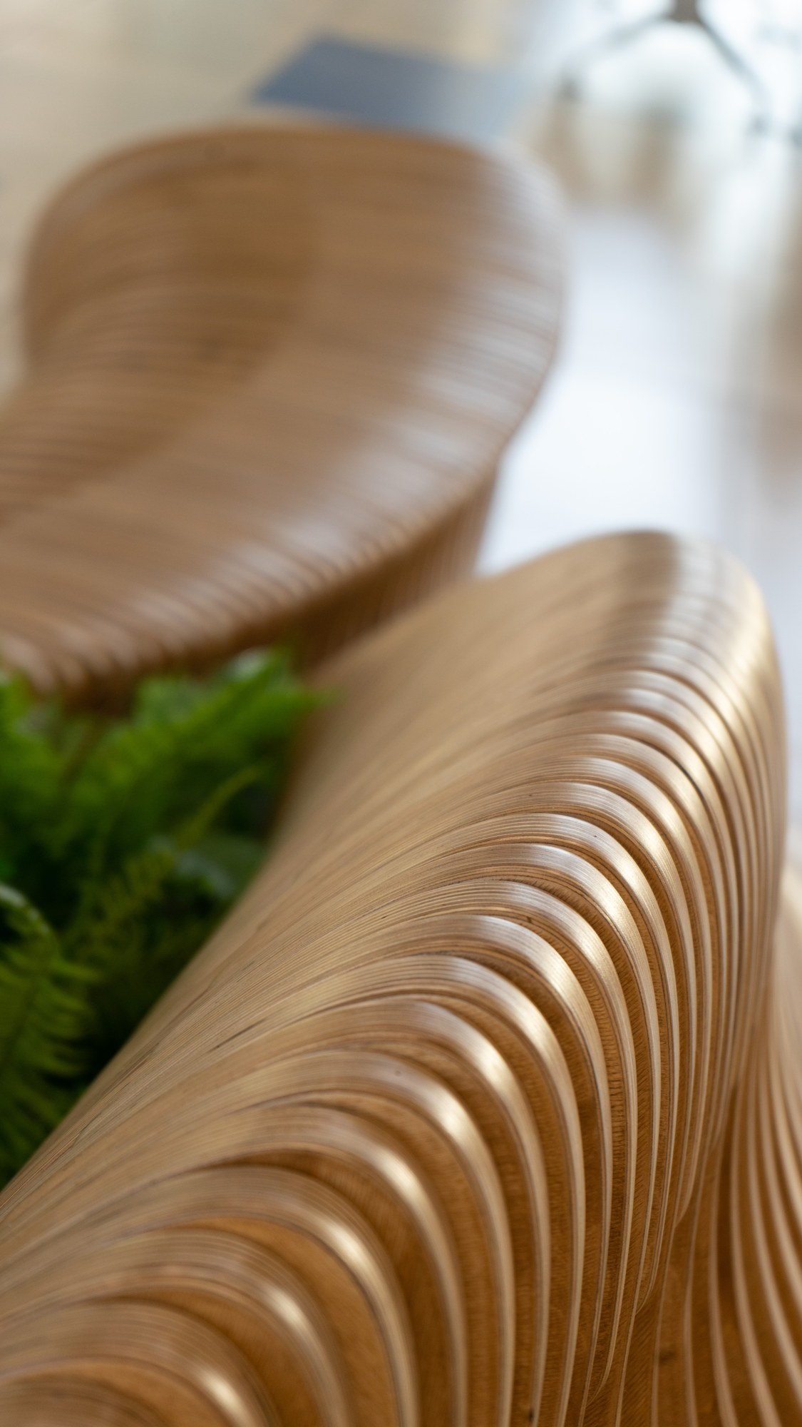 Parametric bench GL1.32 at Almaty International Airport · photo 6 of 11