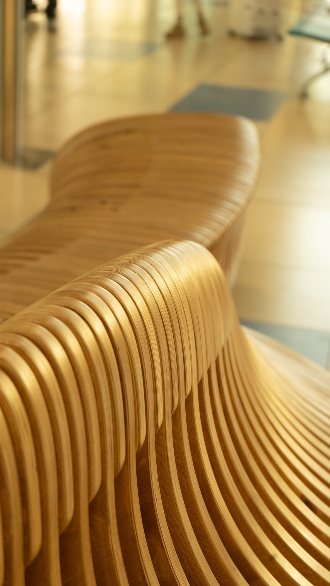 Parametric bench GL1.32 at Almaty International Airport · photo 7 of 11