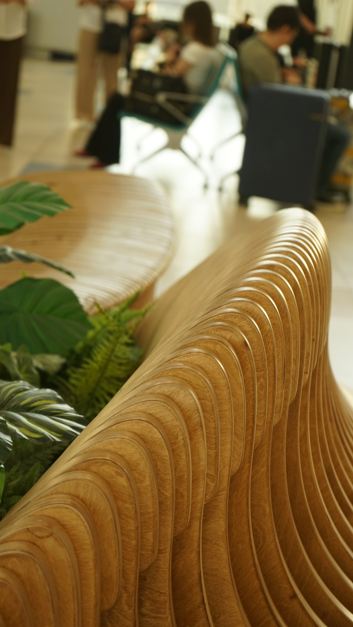 Parametric bench GL1.32 at Almaty International Airport · photo 8 of 11