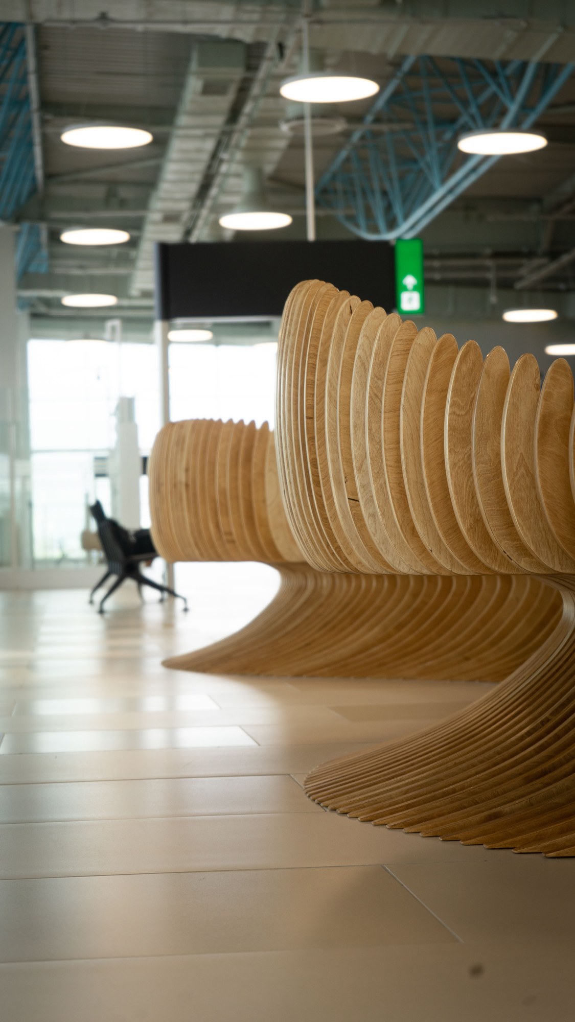 Parametric bench S4.1210 at Almaty International Airport · photo 4 of 6
