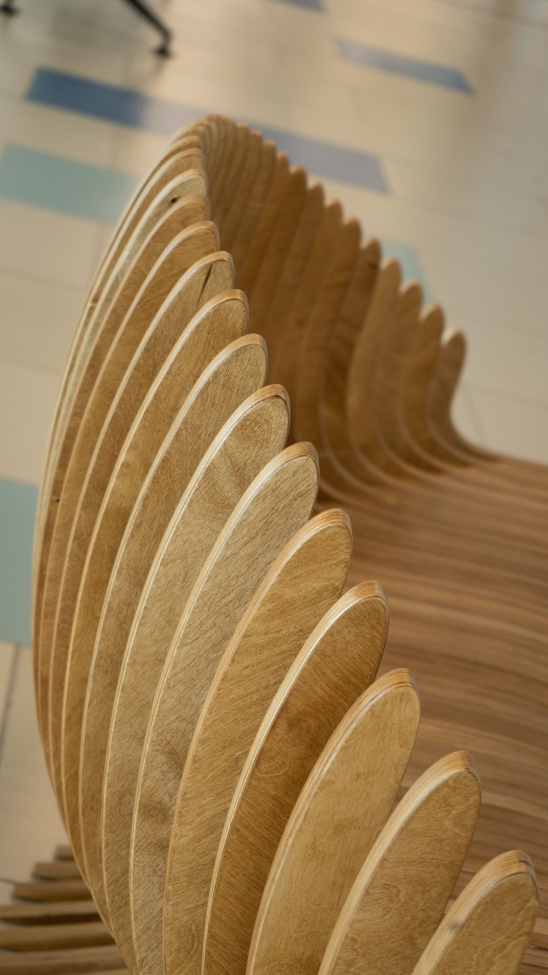Parametric bench S4.18 at Almaty International Airport · photo 8 of 8
