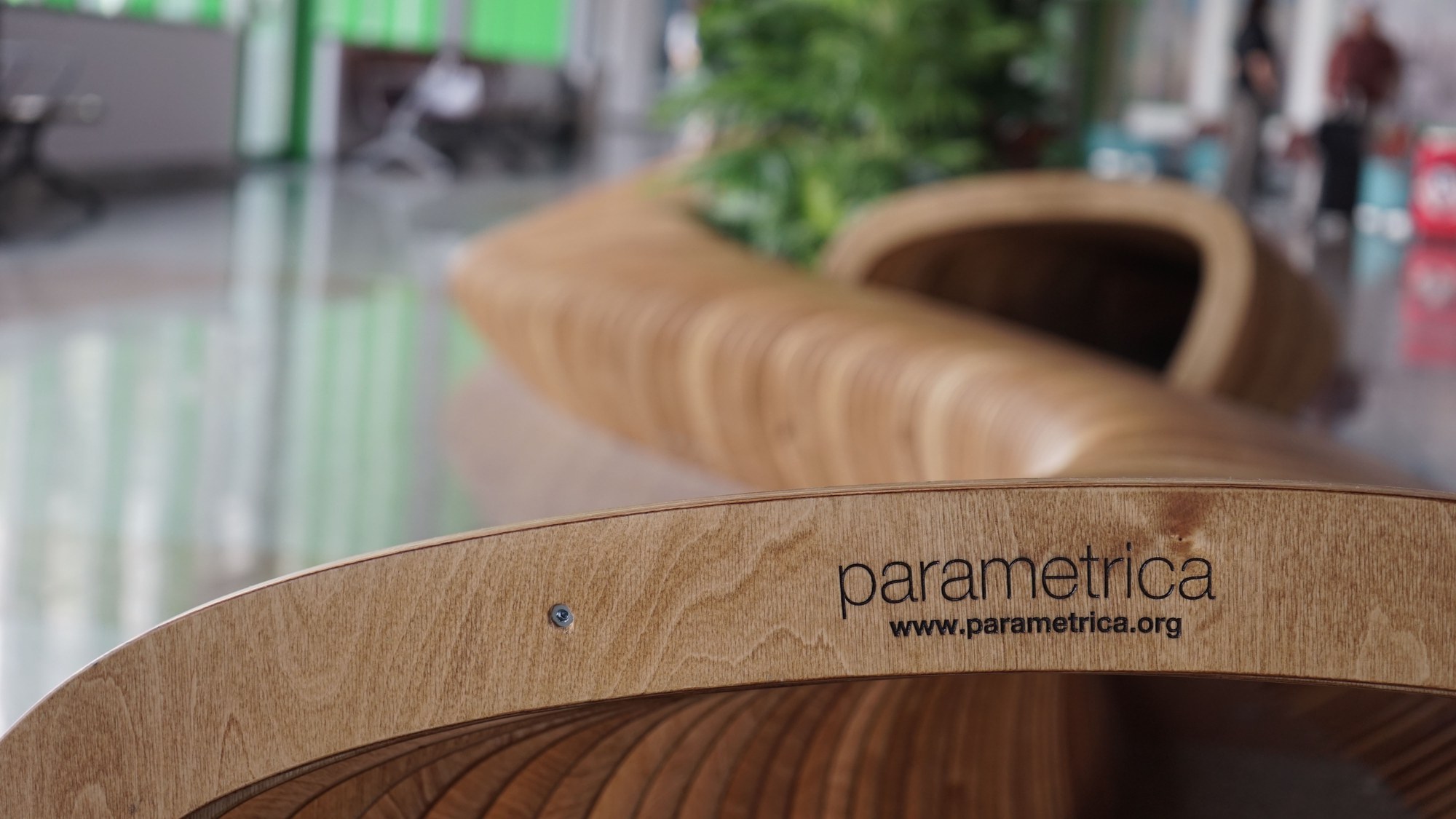 Parametric bench GL4.13 at Astana International Airport Astana · photo 6 of 11