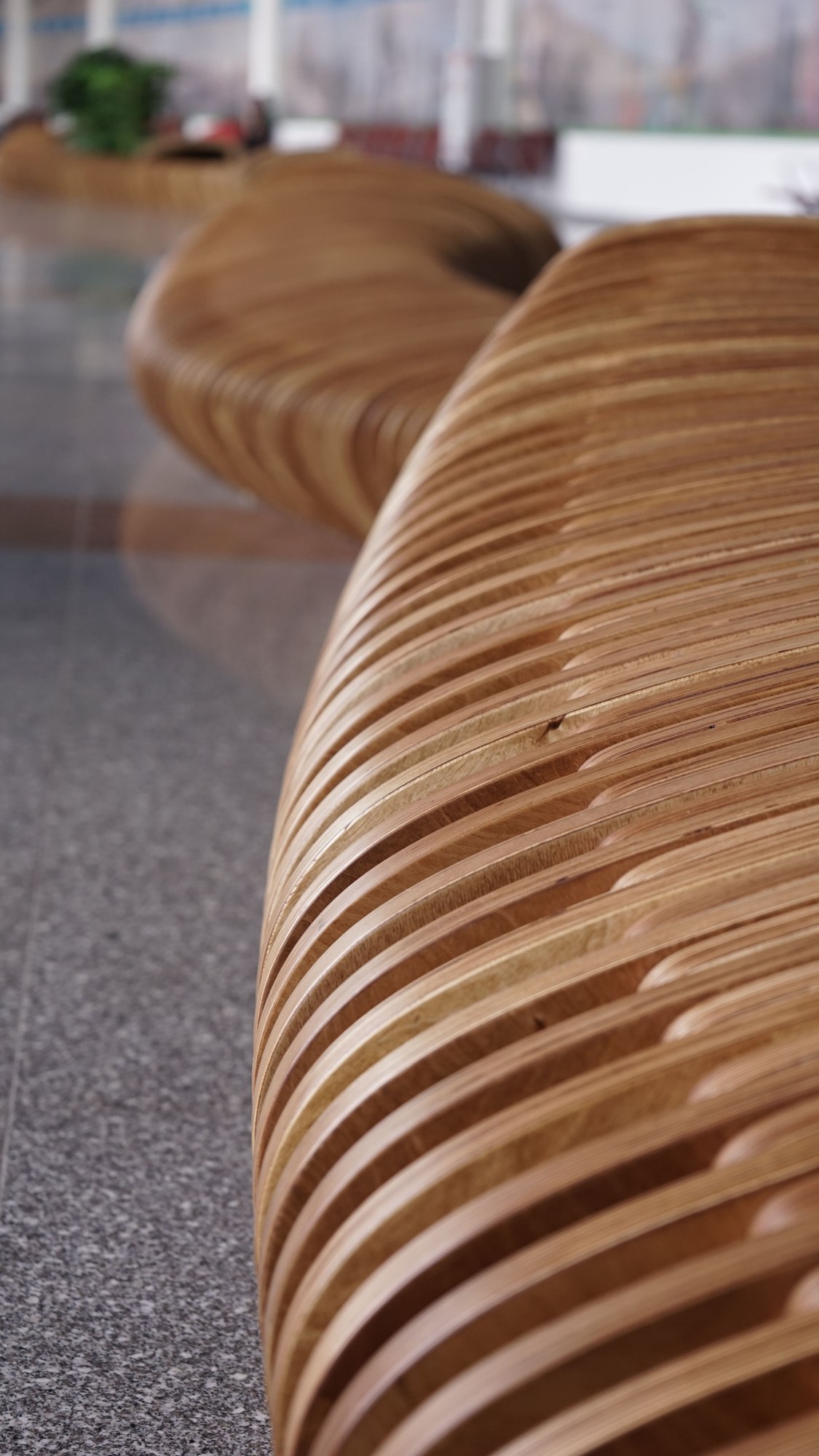 Parametric bench GL4.13 at Astana International Airport Astana · photo 9 of 11