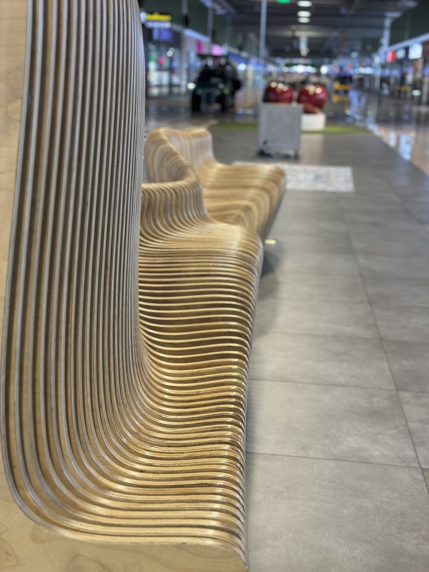 GRAND PARK mall, Almaty — parametric benches by Parametrica · photo 3 of 8