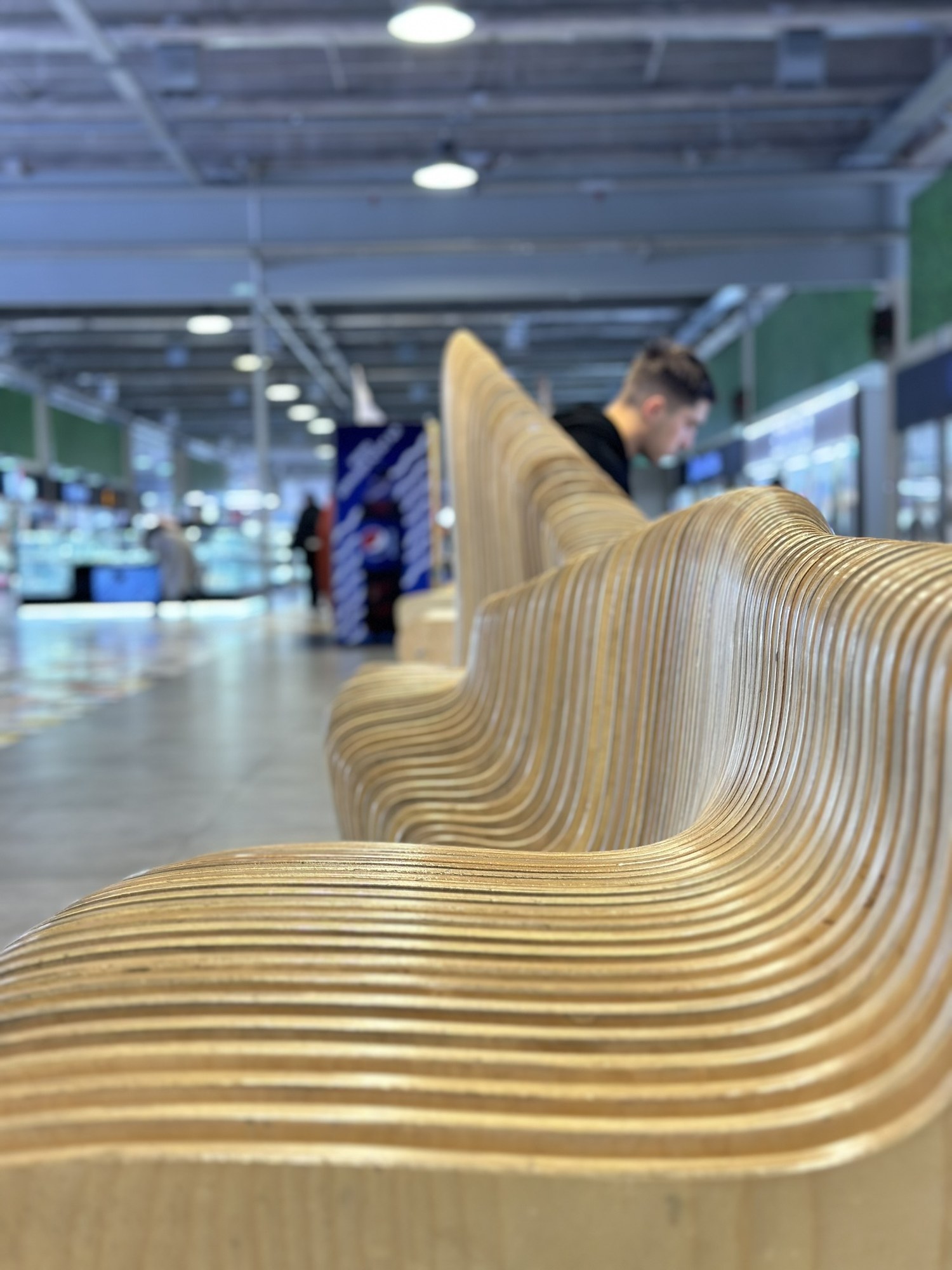 GRAND PARK mall, Almaty — parametric benches by Parametrica · photo 7 of 8