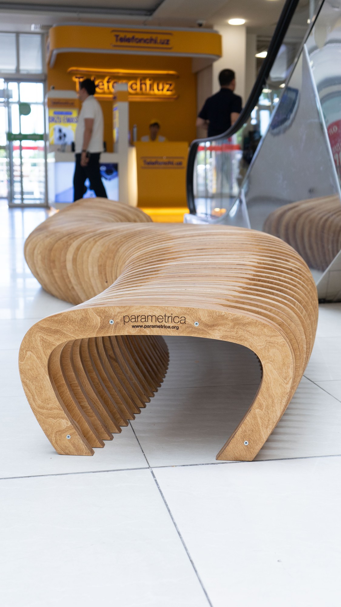 Parametric bench L2.1 at NEXT Mall Tashkent · photo 4 of 12
