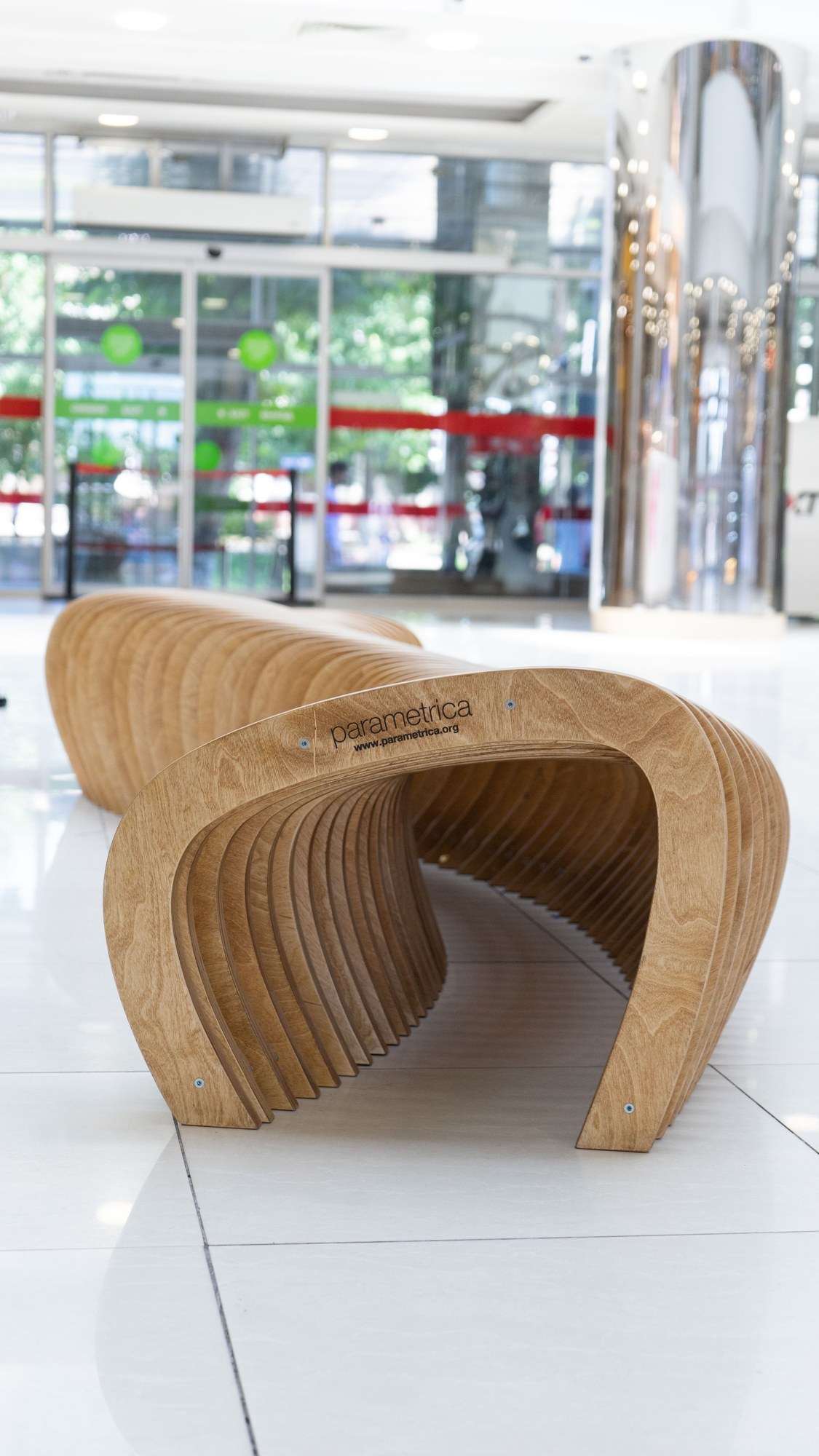 Parametric bench L2.1 at NEXT Mall Tashkent · photo 5 of 12