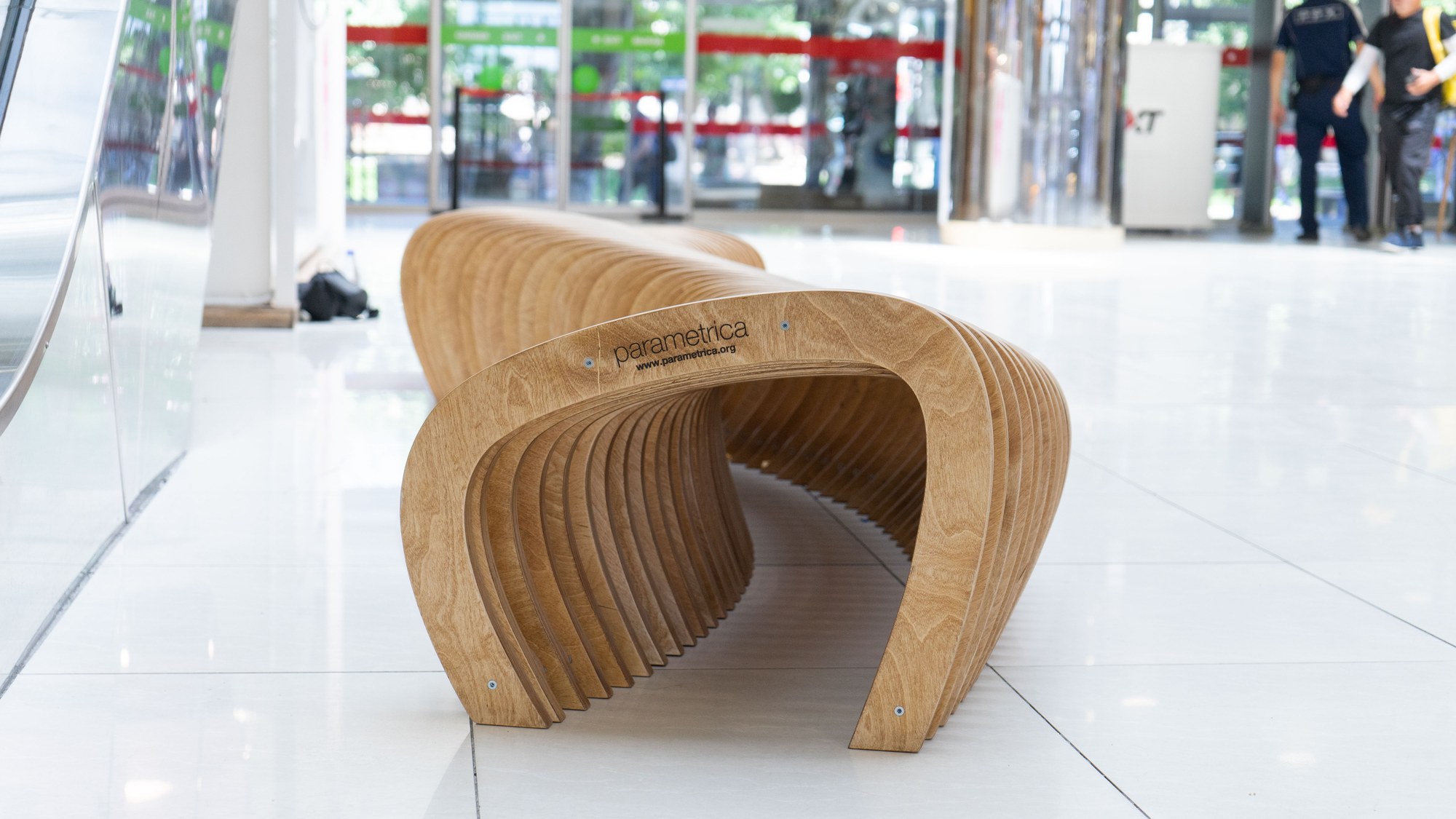 Parametric bench L2.1 at NEXT Mall Tashkent · photo 6 of 12