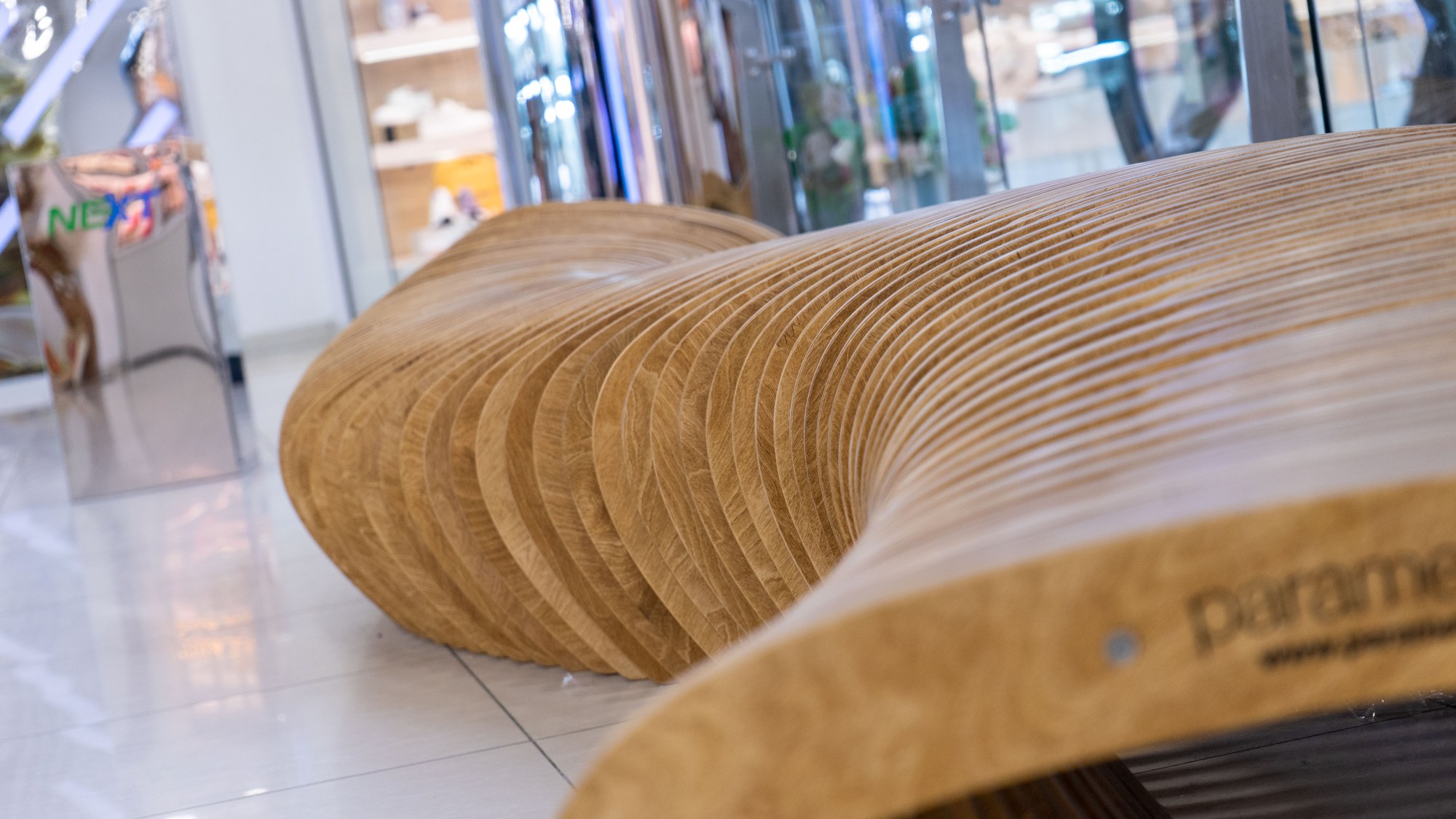 Parametric bench L2.1 at NEXT Mall Tashkent · photo 12 of 12