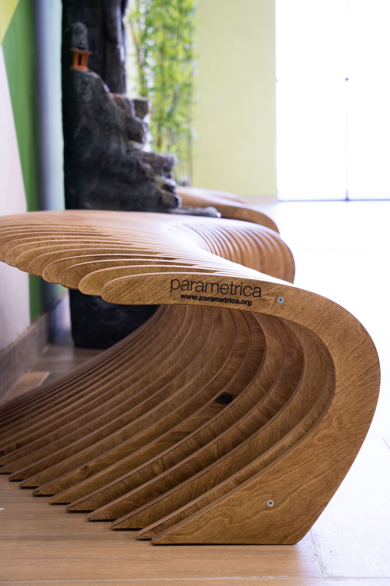 Parametric bench LT1.8 at ORKEN School Aktau · photo 2 of 6