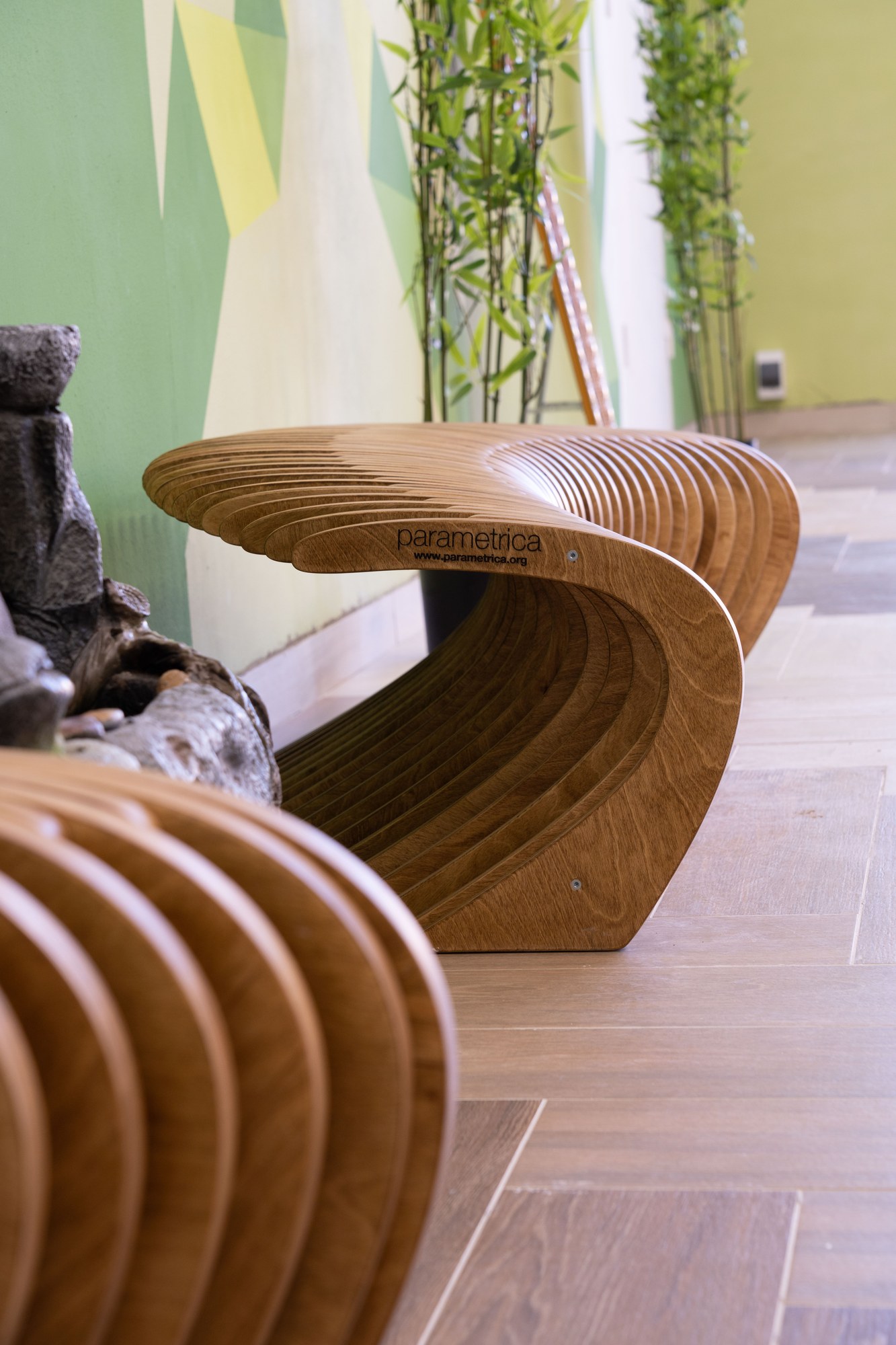 Parametric bench LT1.8 at ORKEN School Aktau · photo 3 of 6