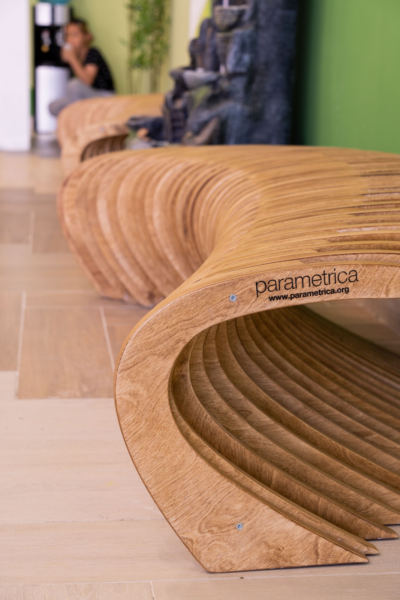 Parametric bench LT1.8 at ORKEN School Aktau · photo 5 of 6