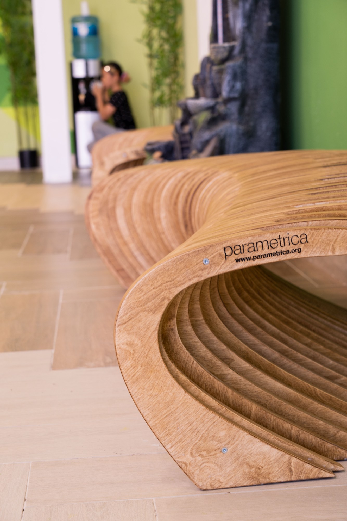 Parametric bench LT1.8 at ORKEN School Aktau · photo 6 of 6
