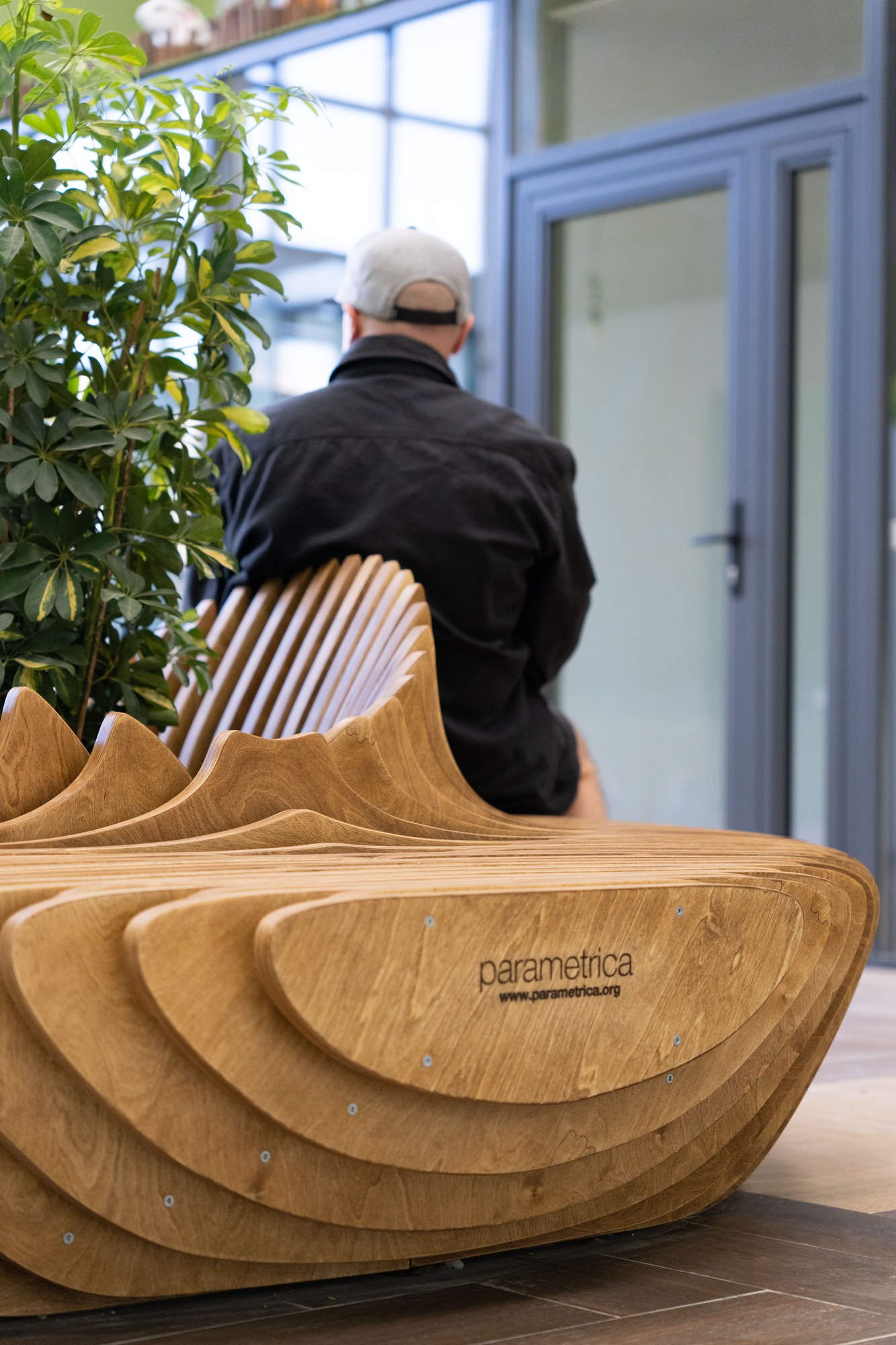 Parametric bench P4.52 at ORKEN School Aktau · photo 1 of 12
