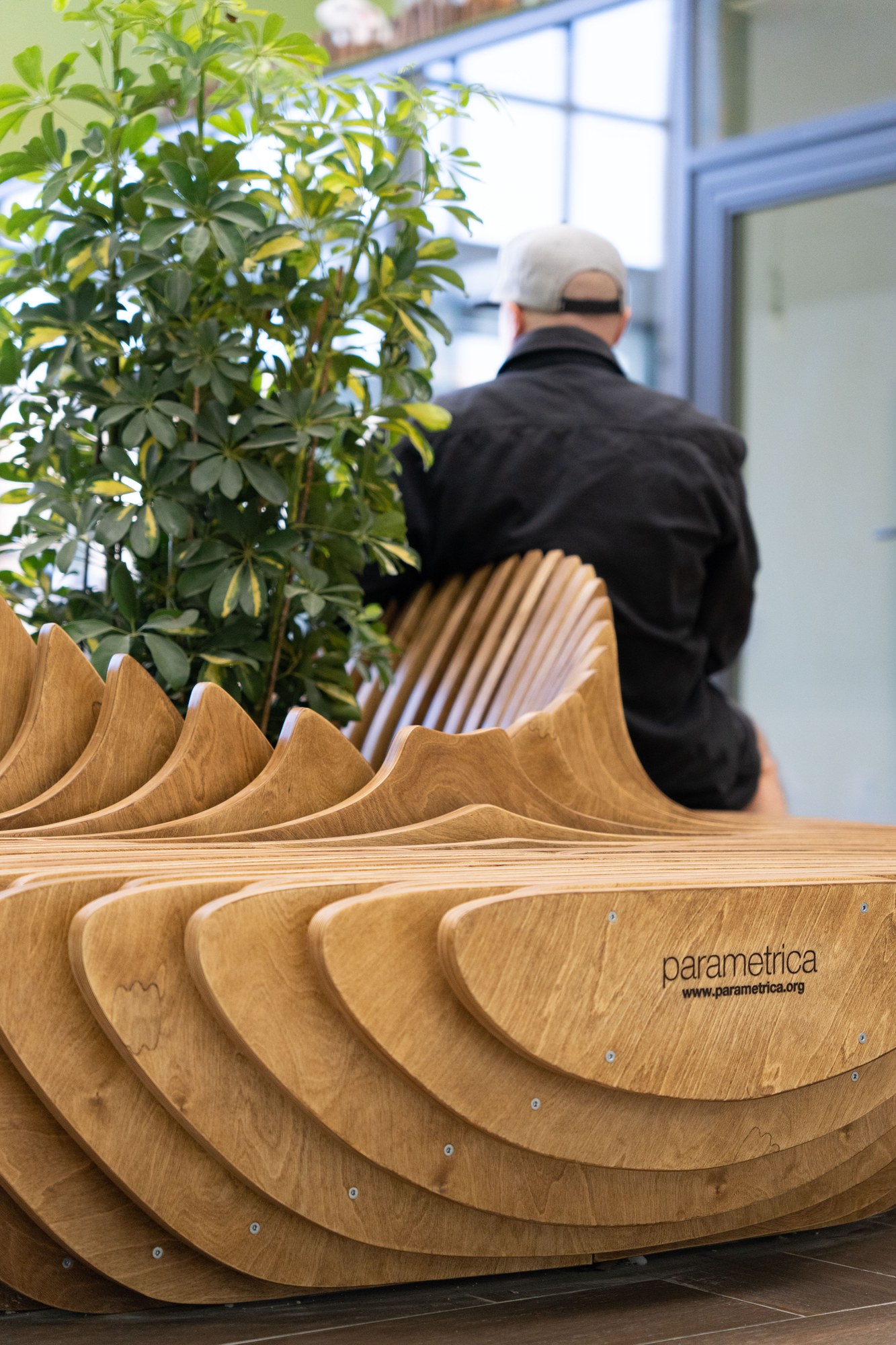 Parametric bench P4.52 at ORKEN School Aktau · photo 2 of 12