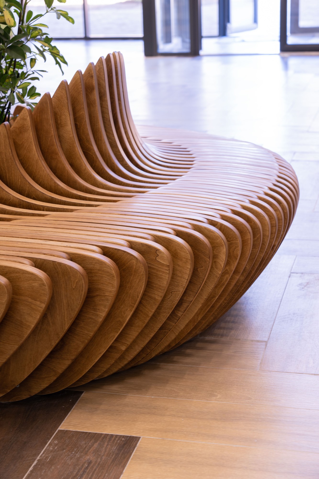 Parametric bench P4.52 at ORKEN School Aktau · photo 8 of 12