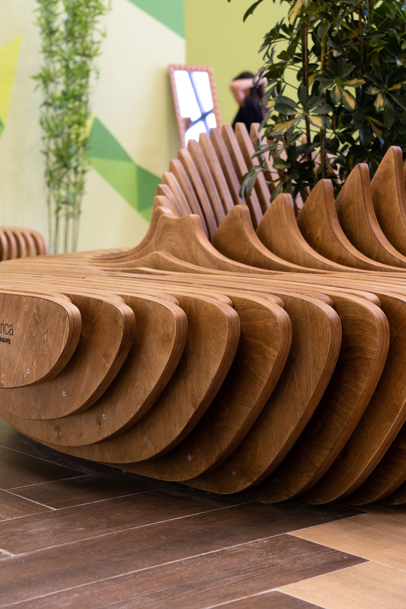 Parametric bench P4.52 at ORKEN School Aktau · photo 9 of 12