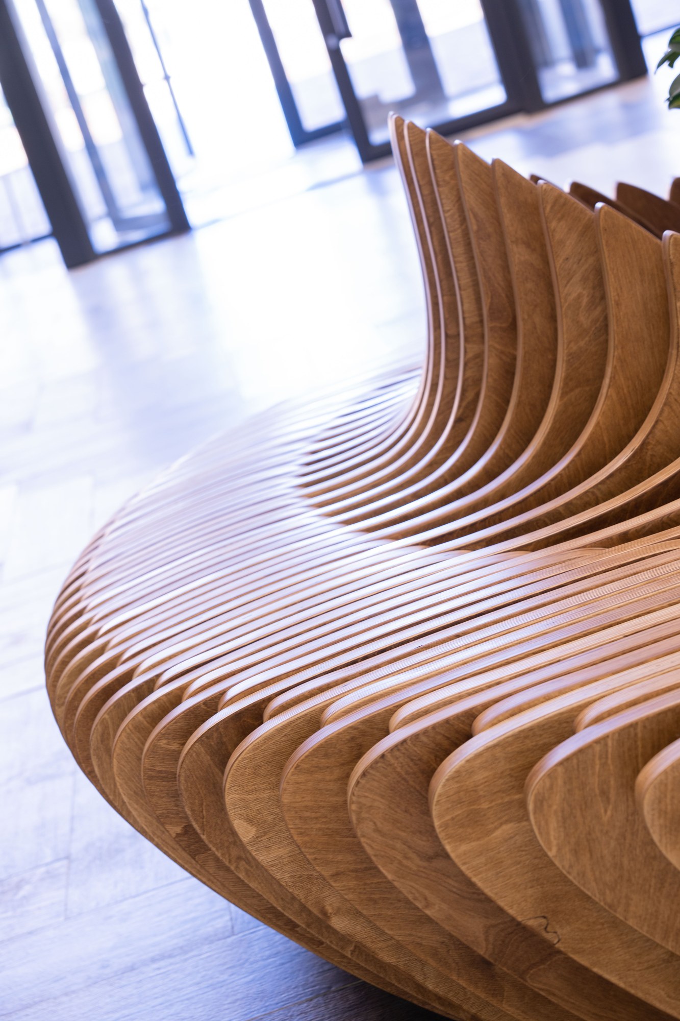 Parametric bench P4.52 at ORKEN School Aktau · photo 11 of 12