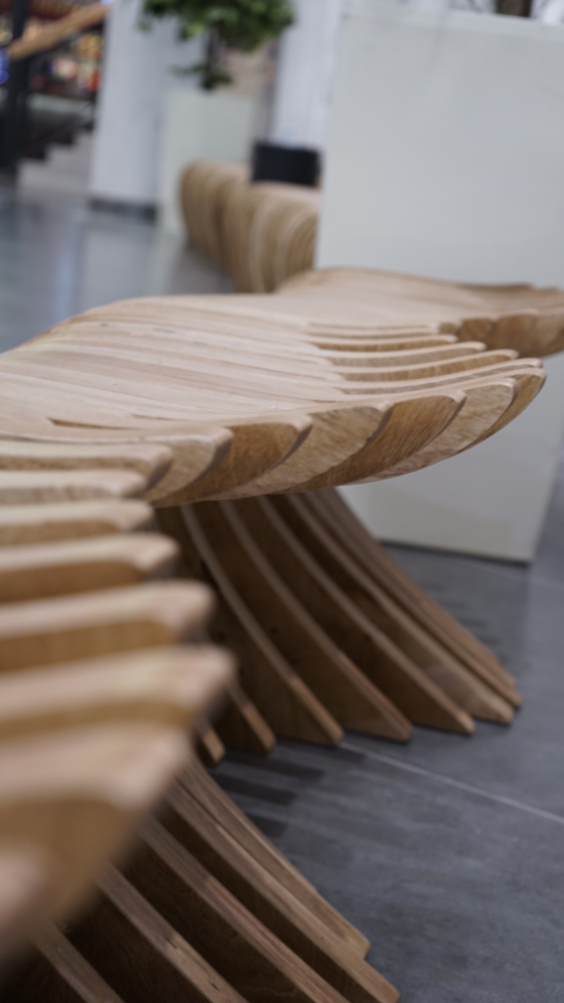 PLATFORMA Foodmarket, Almaty — parametric bench T2.31 · photo 5 of 9
