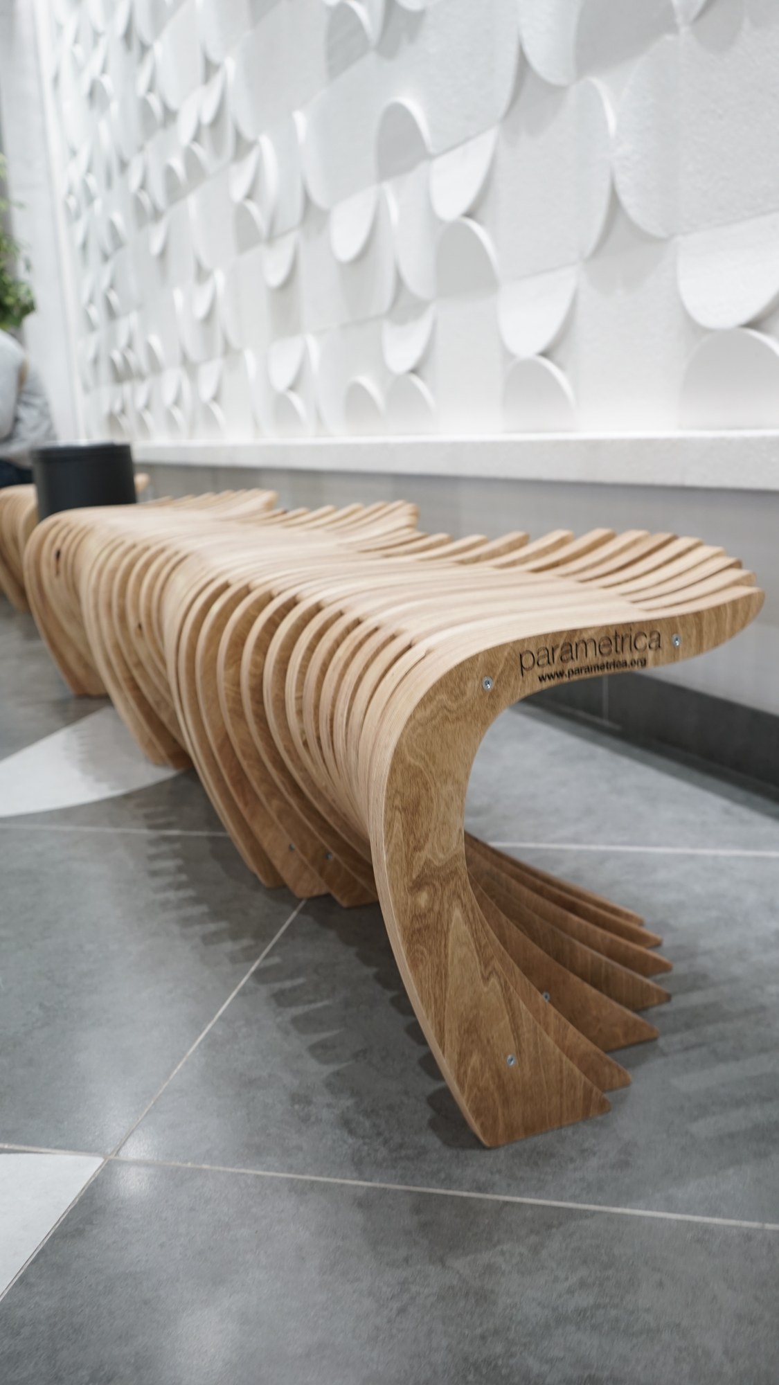 PLATFORMA Foodmarket, Almaty — parametric bench T2.31 · photo 8 of 9