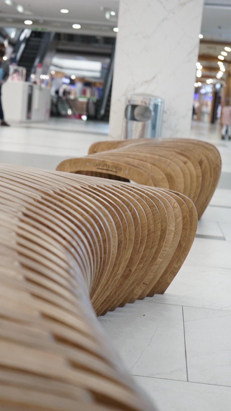 SPUTNIK Mall, Almaty — parametric bench L1.8 · photo 3 of 4