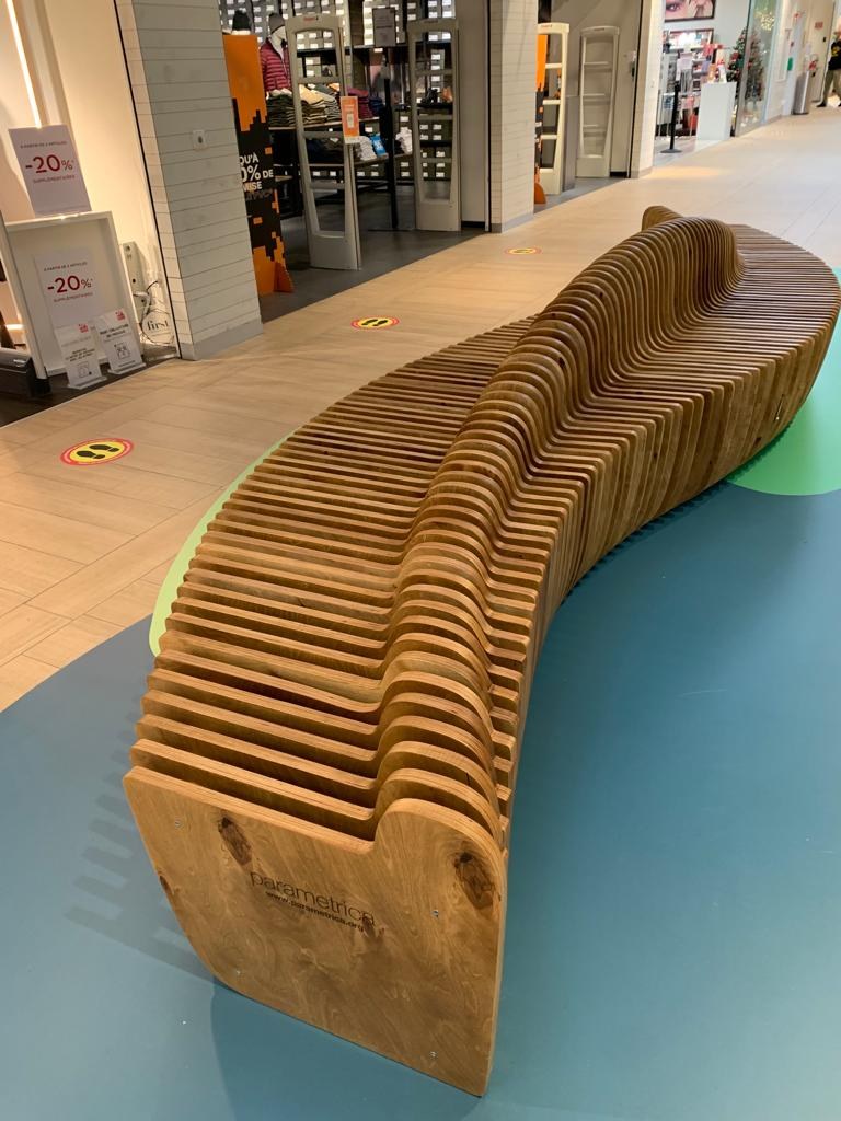 Outlet Aubonne — parametric bench F1.5 · photo 2 of 12