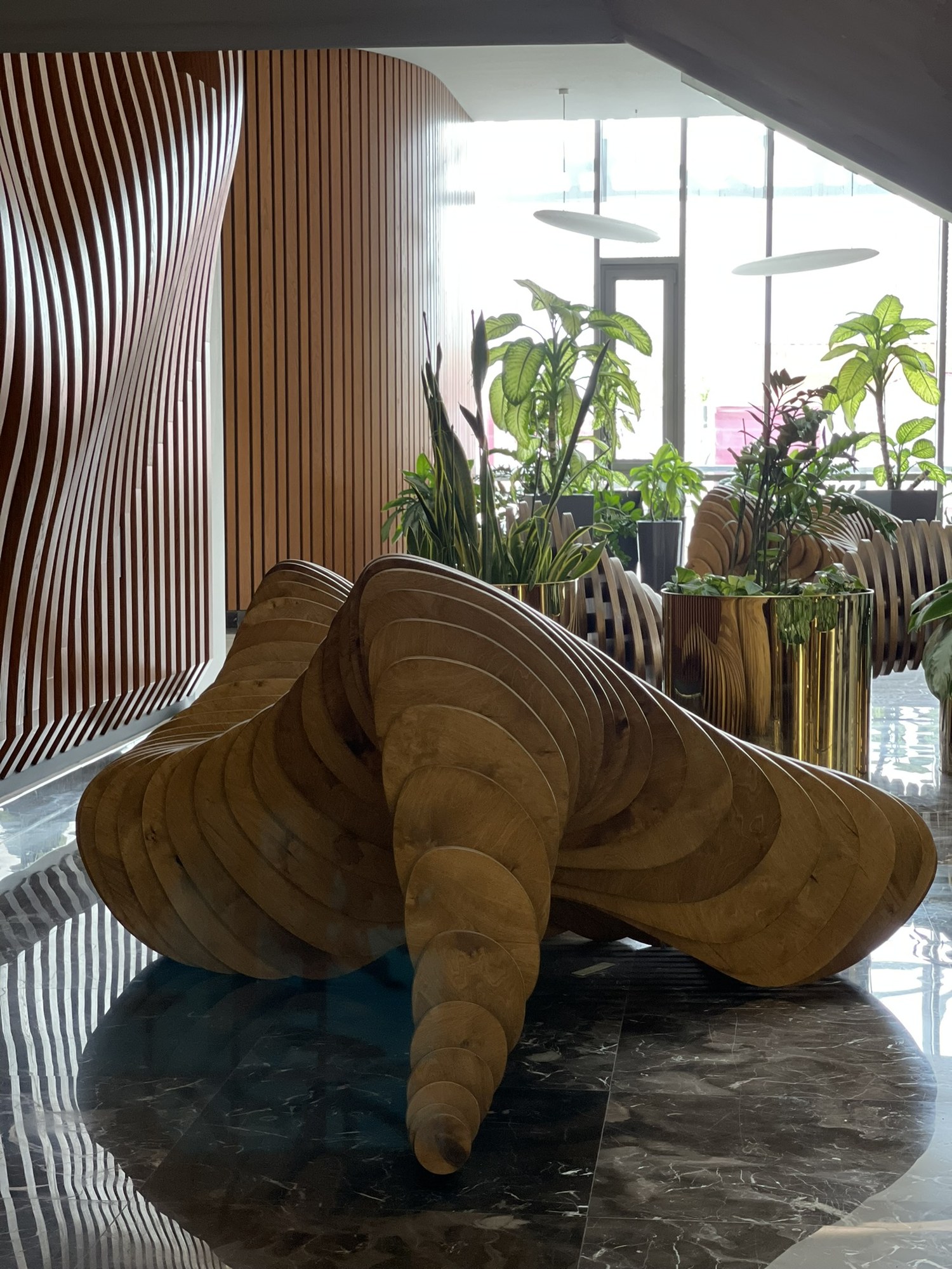 ERZO, Astana — parametric benches