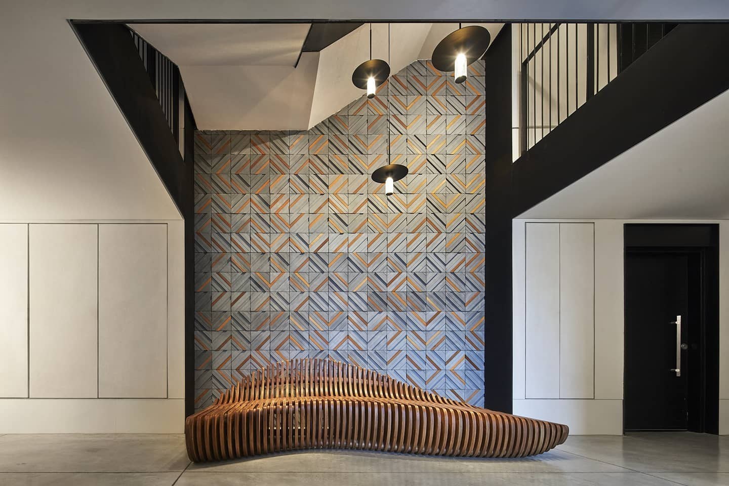 Neve Tsedek project by GMA team, Tel-Aviv — parametric benches