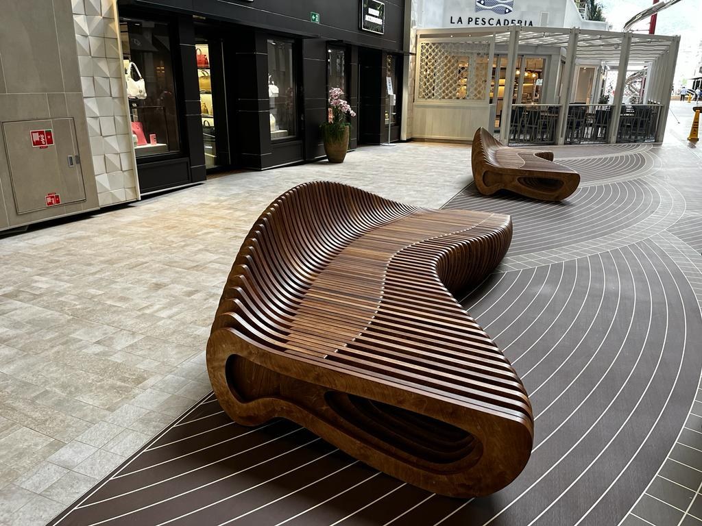 MSC World Europa, Genoa — parametric benches