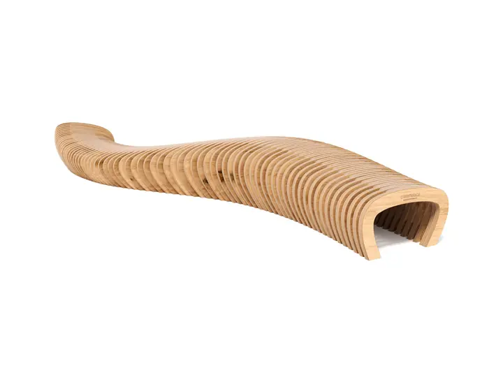 Parametric bench L2.1 used in benches for hotels and spas