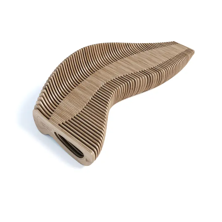 Parametric bench S2.35 used in benches for schools and universities