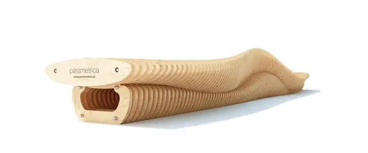Parametric bench W3.1 used in benches for entrance lobbies