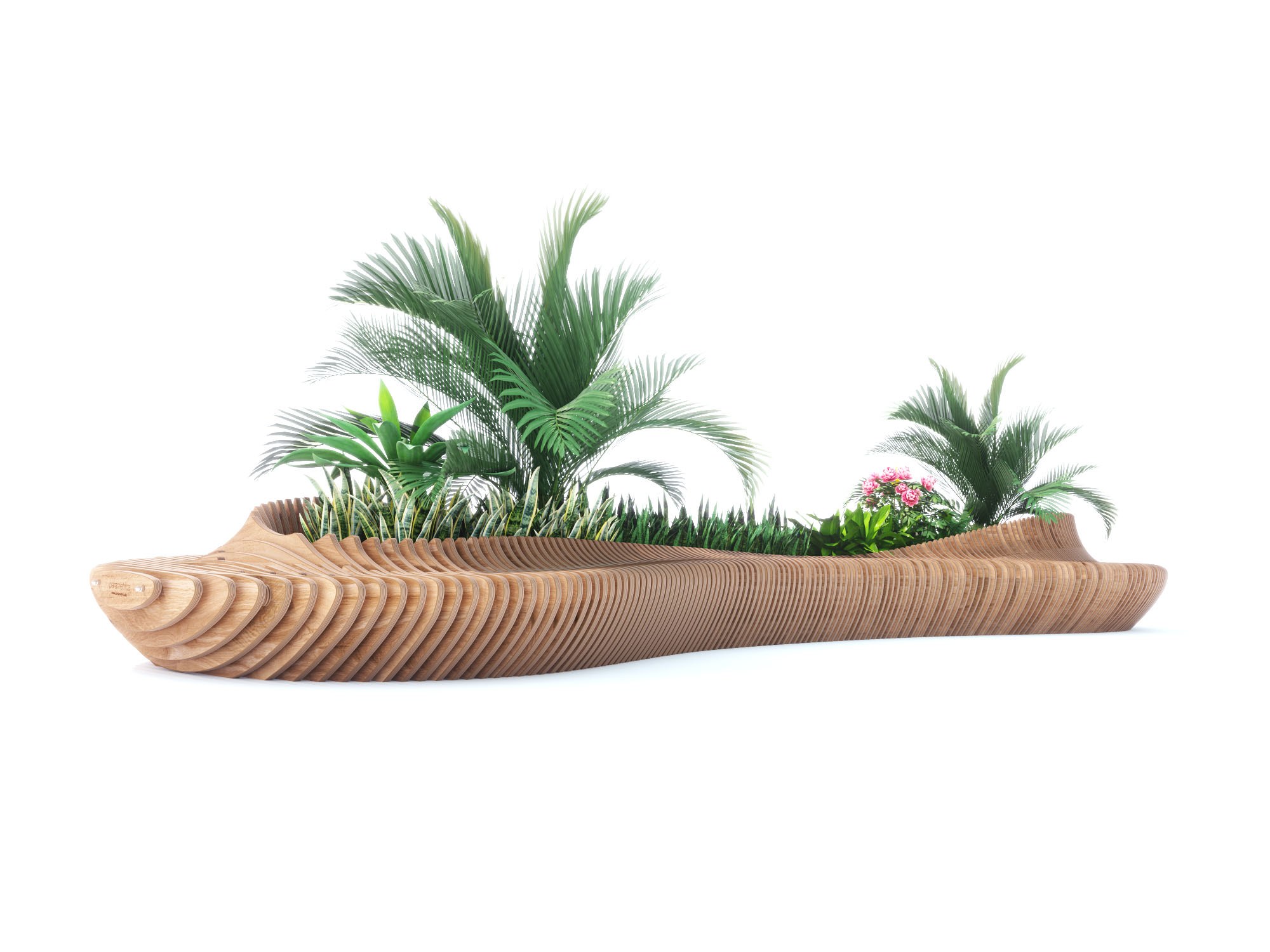 Parametric bench GI-3.11 — view · photo 2 of 6