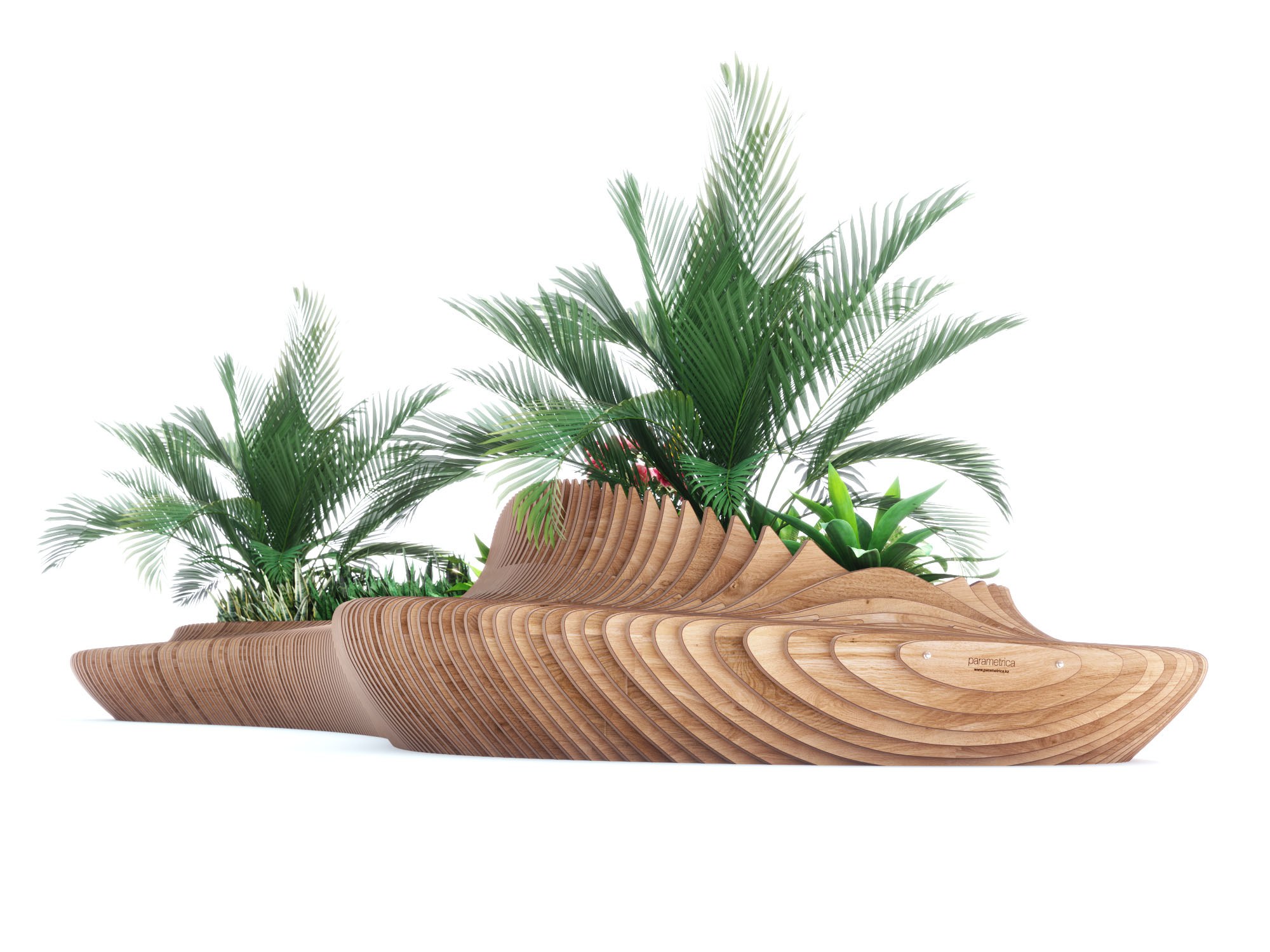 Parametric bench GI-3.11 — view · photo 4 of 6