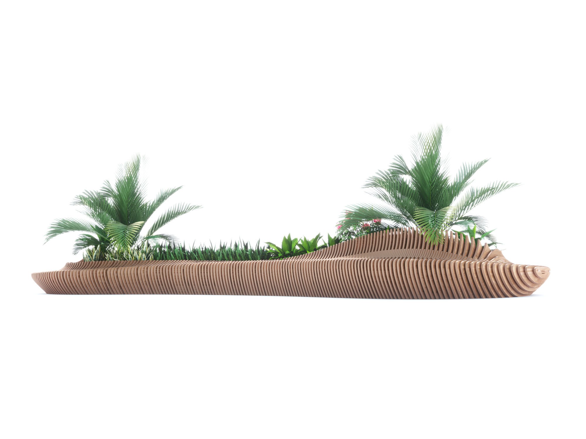 Parametric bench GI-3.11 — view · photo 5 of 6