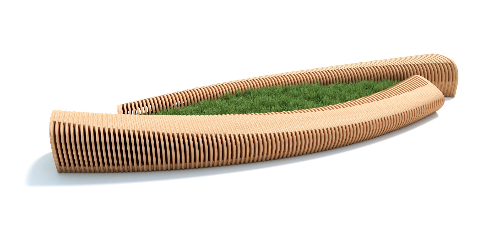Parametric bench GI-8 — view · photo 2 of 6