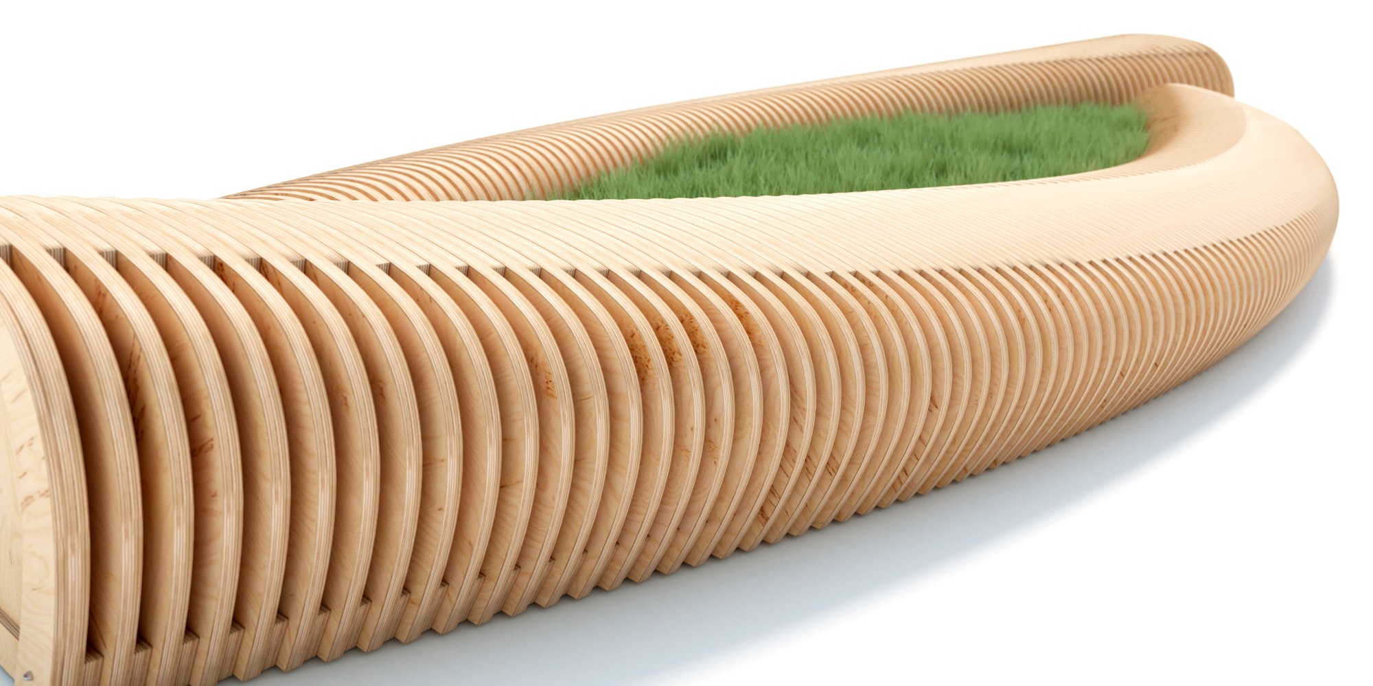 Parametric bench GI-8 — view · photo 5 of 6