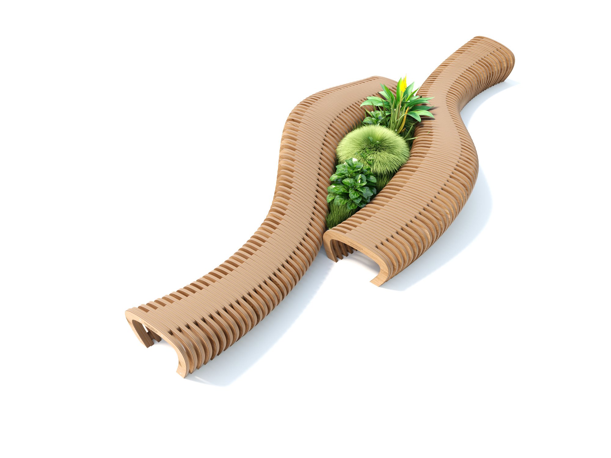 Parametric bench GL2.12 — view · photo 1 of 4