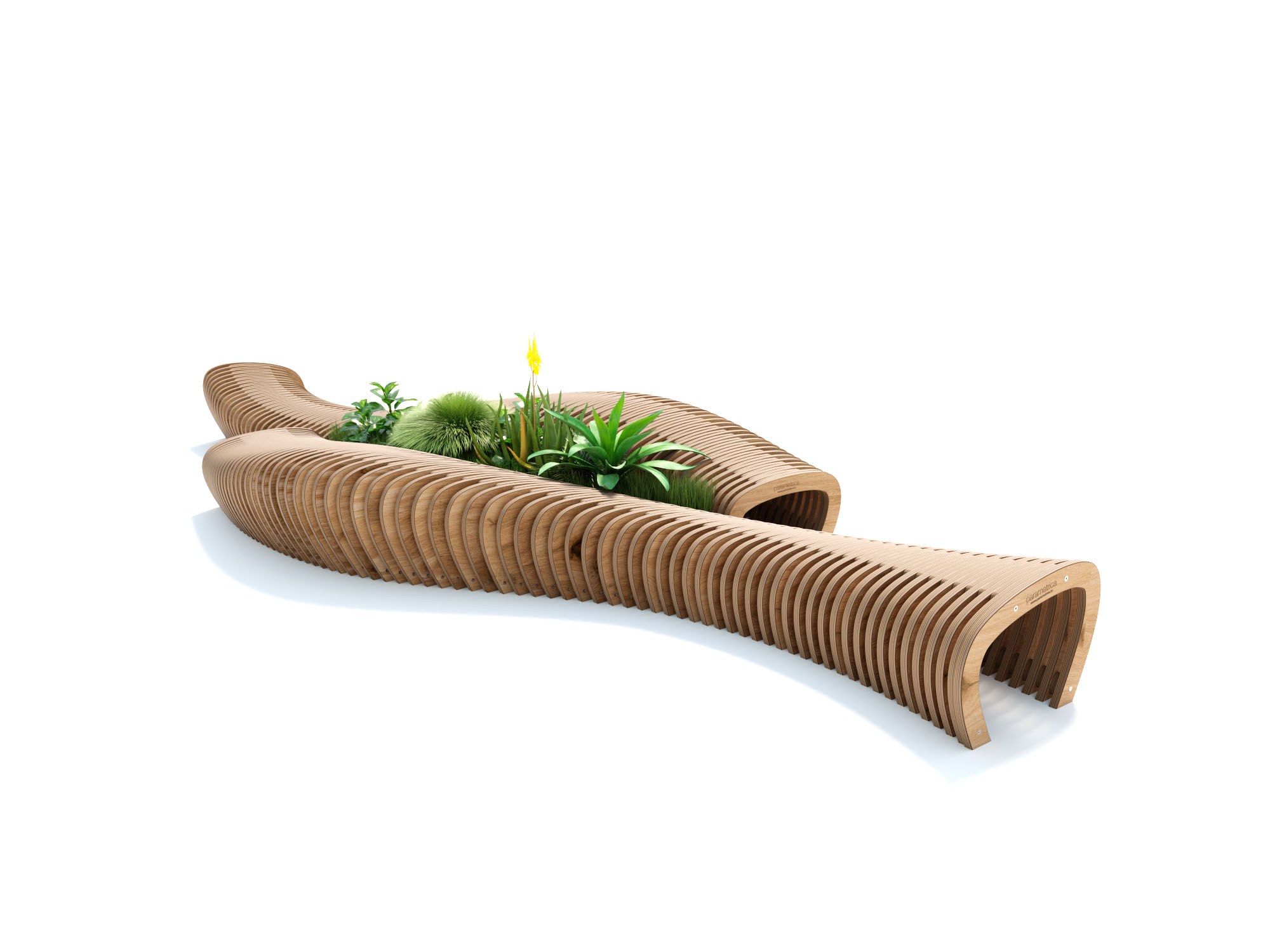 Parametric bench GL2.12 — view · photo 2 of 4