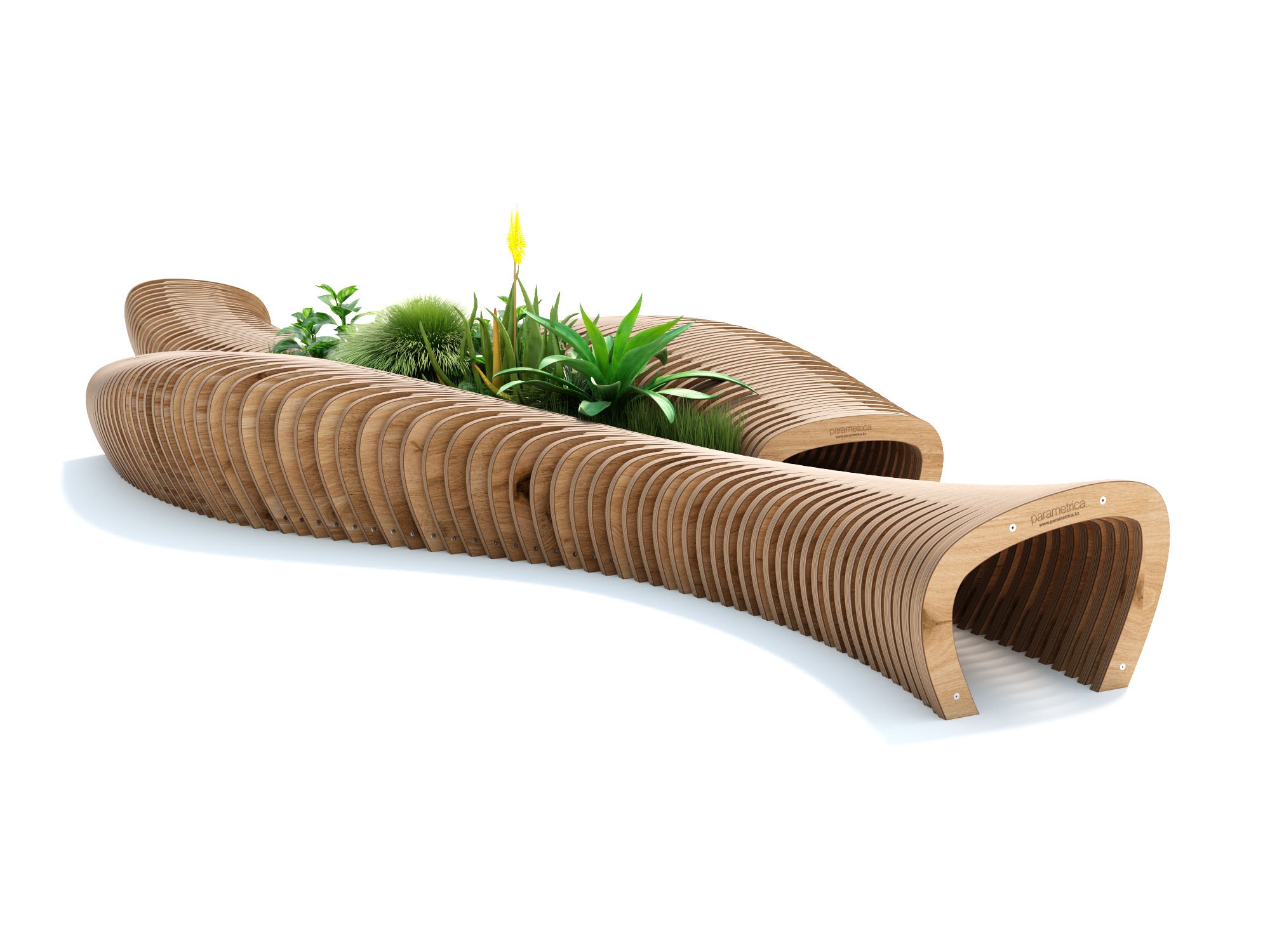 Parametric bench GL2.12 — view · photo 4 of 4