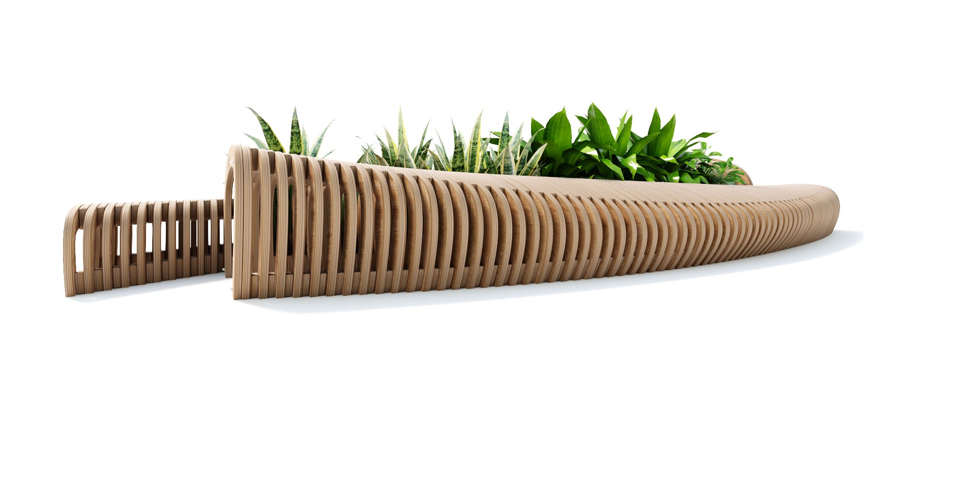 Parametric bench GL4.11 — view · photo 3 of 4