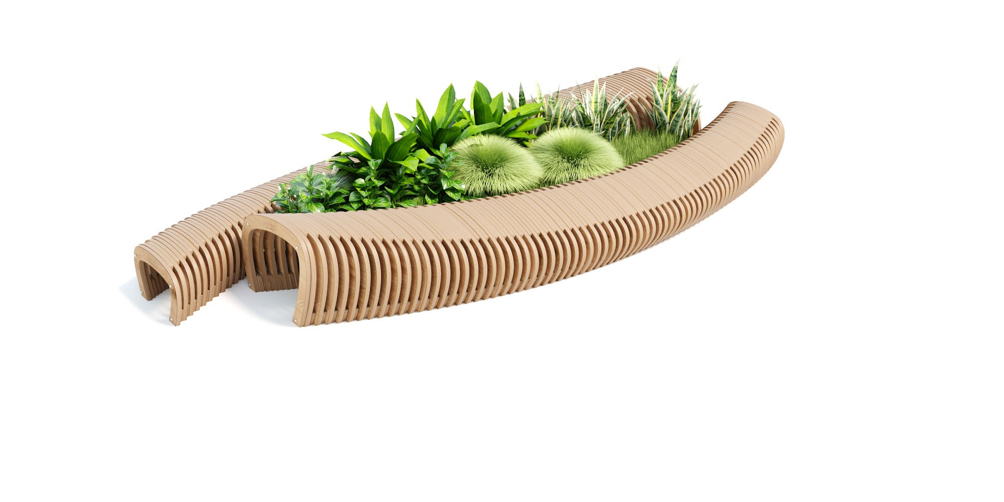 Parametric bench GL4.11 — view · photo 4 of 4