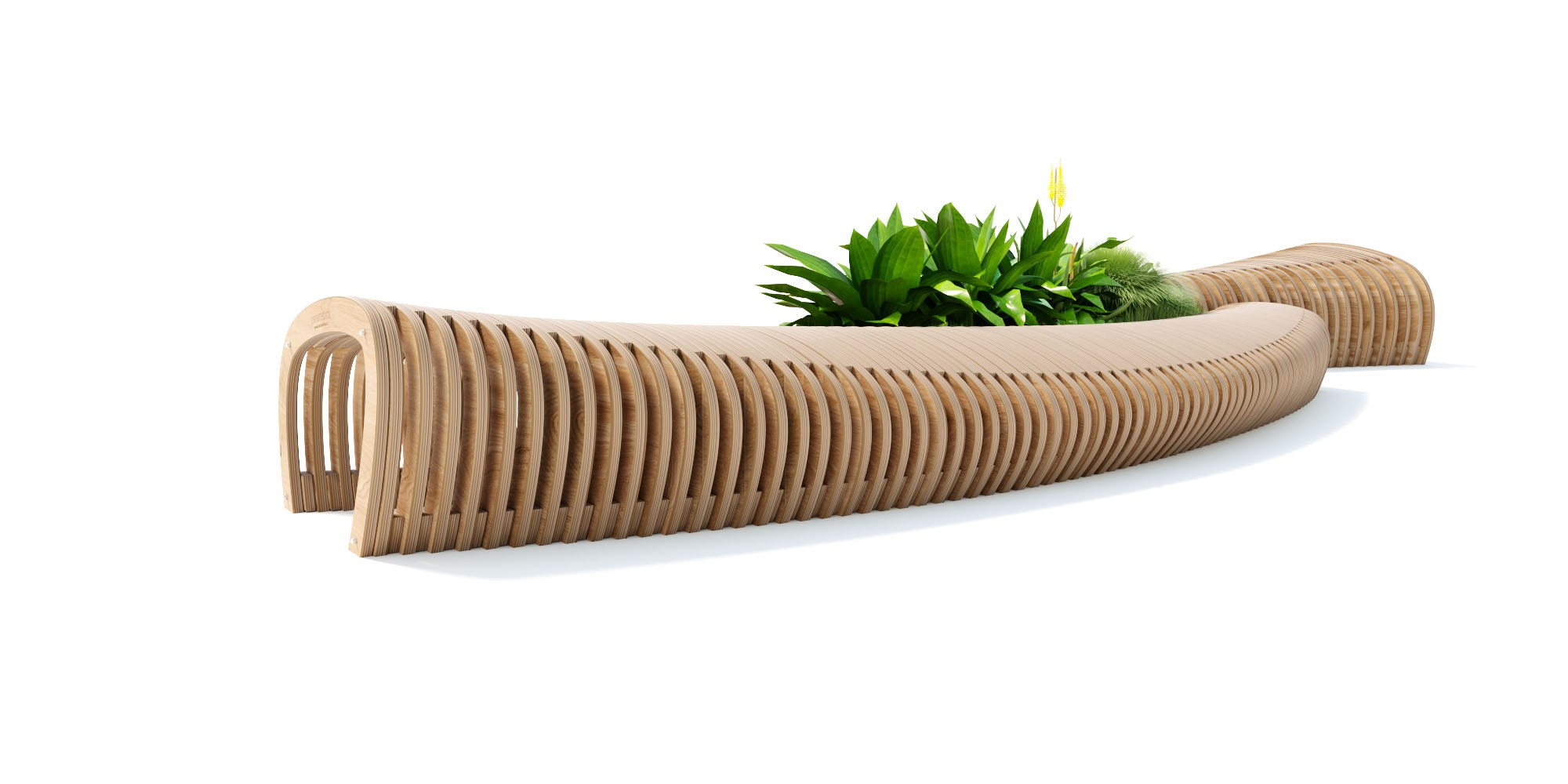 Parametric bench GL4.12 — view · photo 2 of 4