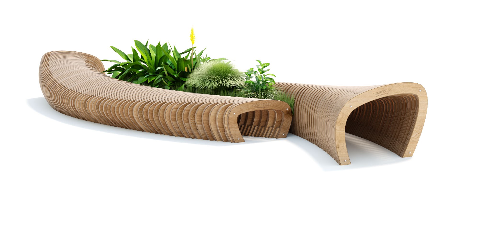 Parametric bench GL4.12 — view · photo 4 of 4