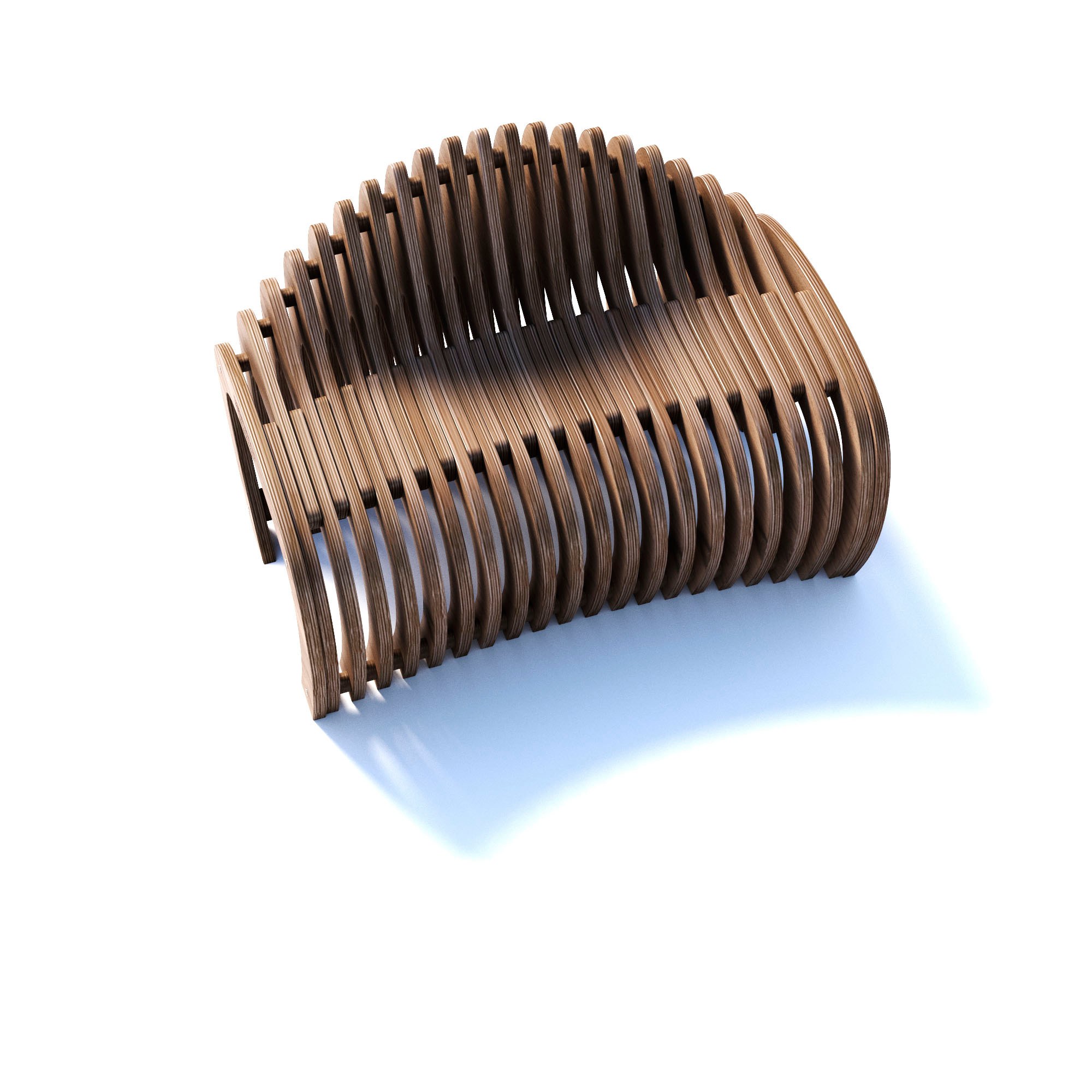 Parametric bench S3.31 — view · photo 2 of 6