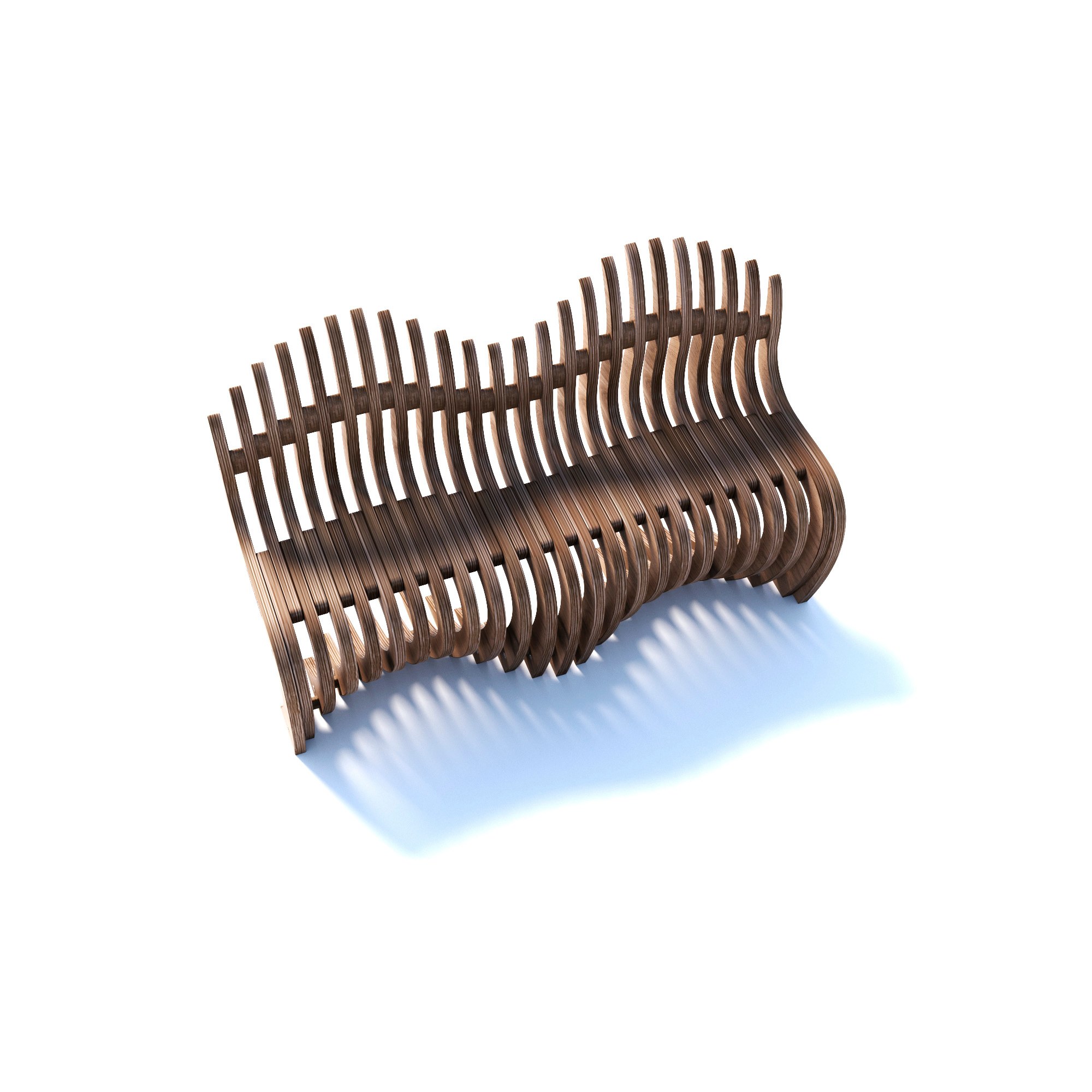 Parametric bench ST1.21 — view · photo 3 of 6
