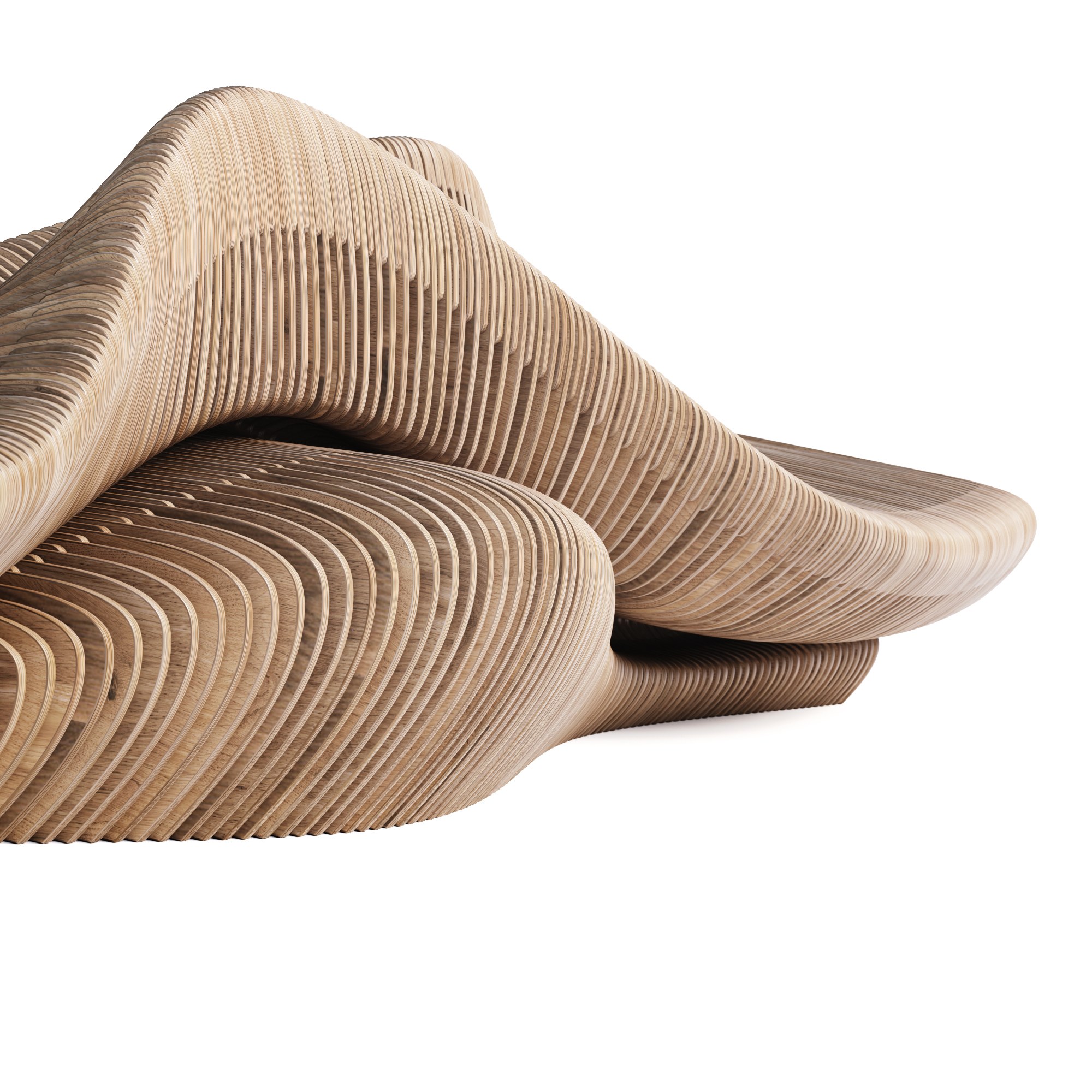 Parametric bench W2.12 — view · photo 2 of 6