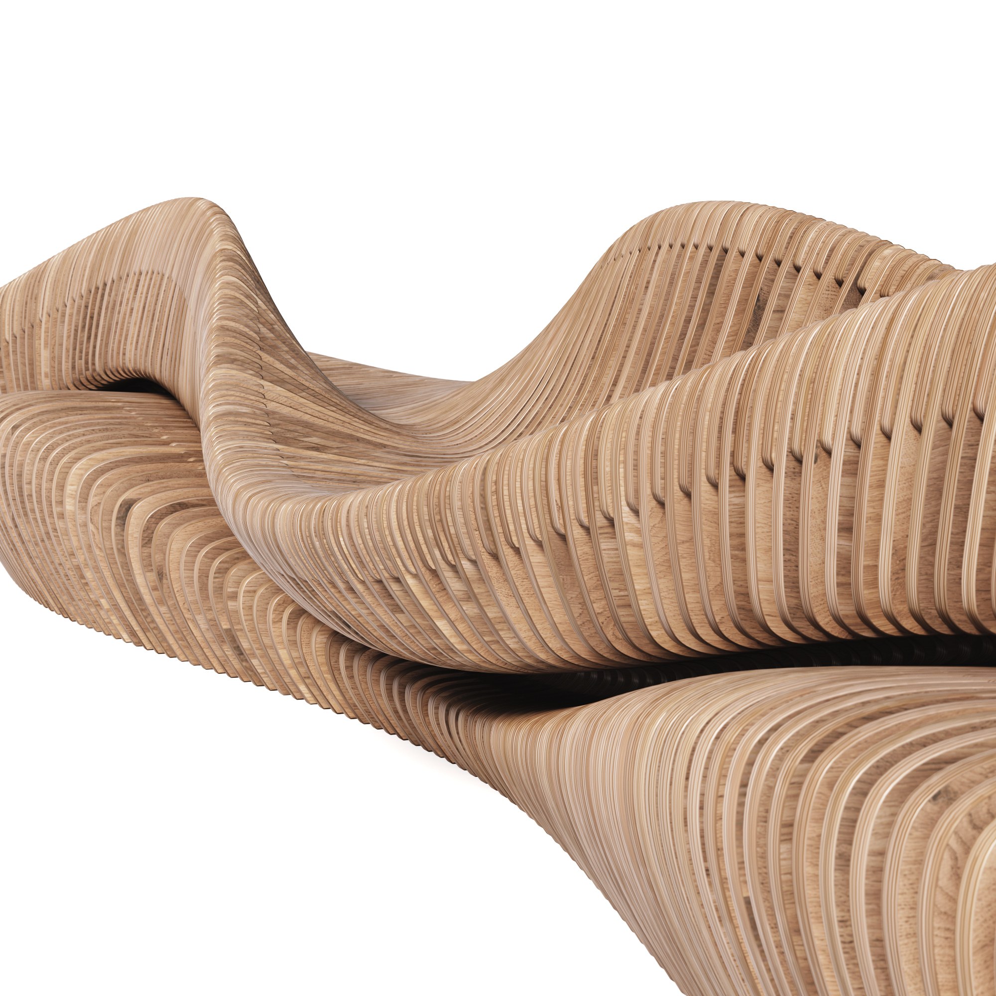 Parametric bench W2.12 — view · photo 4 of 6